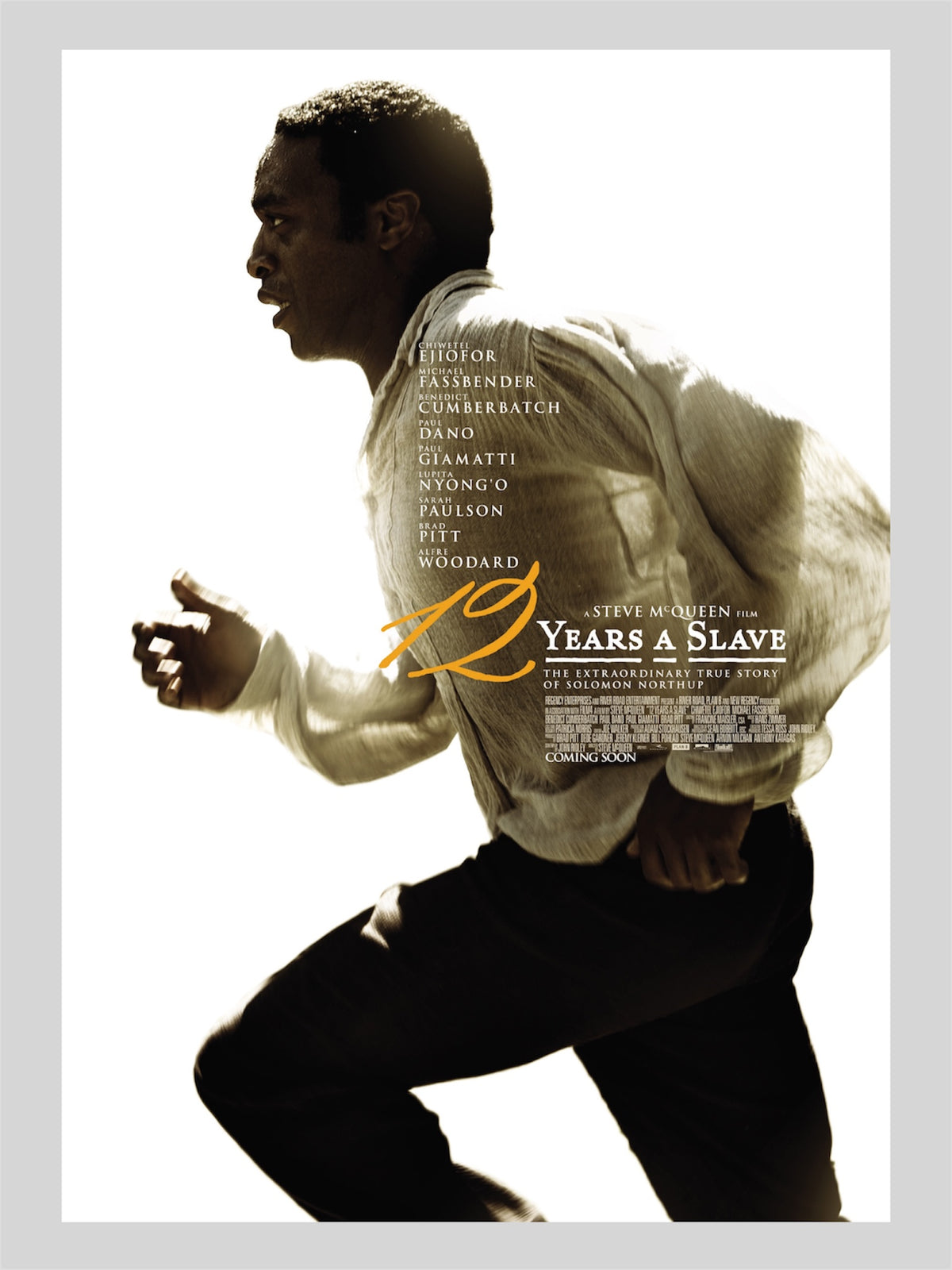 [A] 12 Years a Slave《被奪走的12年》A3 電影海報 Movie Poster