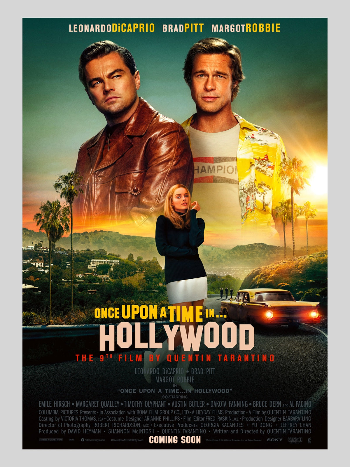 [B] Once Upon a Time in Hollywood《從前，有個荷里活》A3 電影海報 Movie Poster