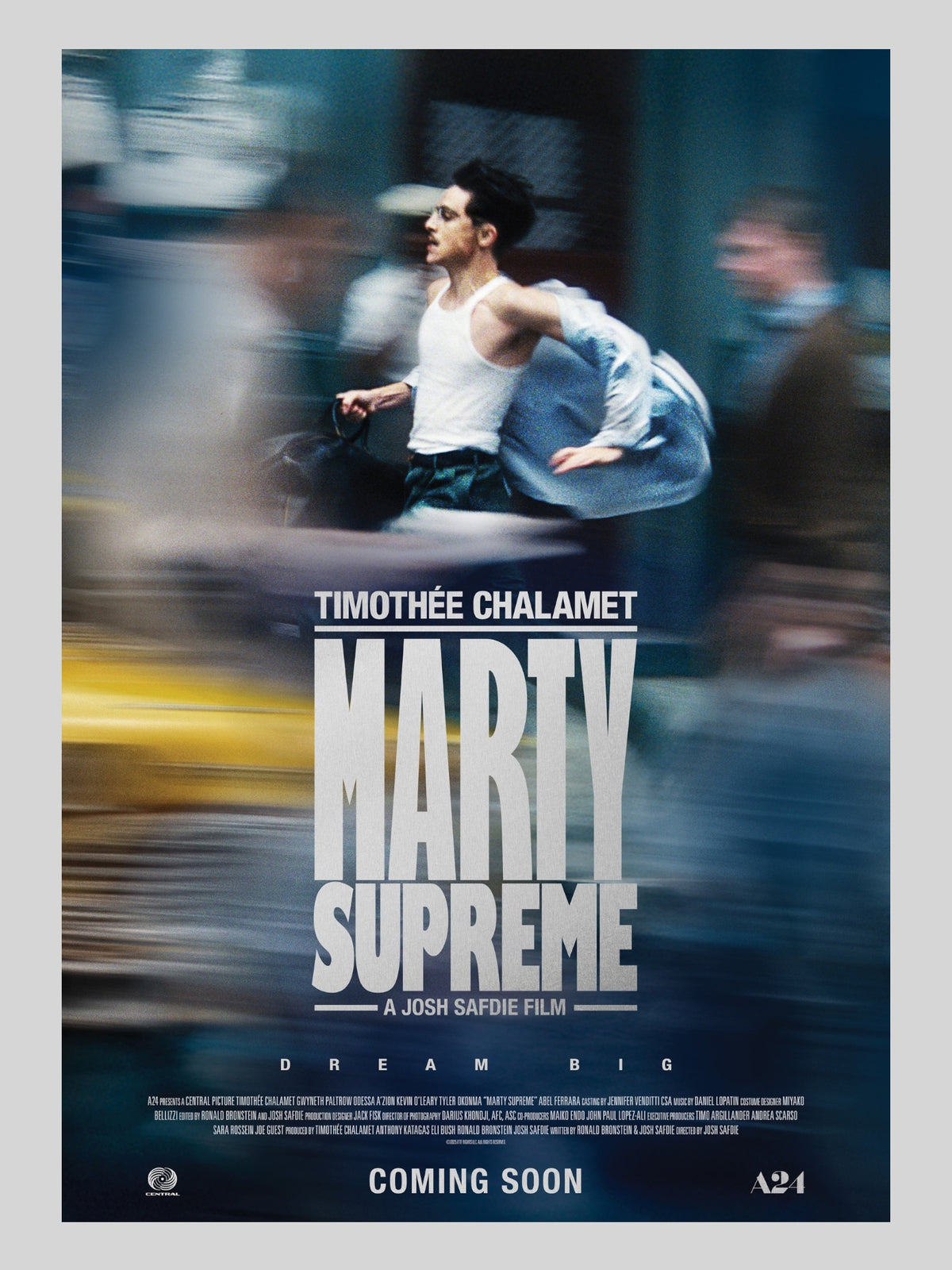 Marty Supreme "Marty Supreme: The Creative Genius" A3 Movie Poster HK