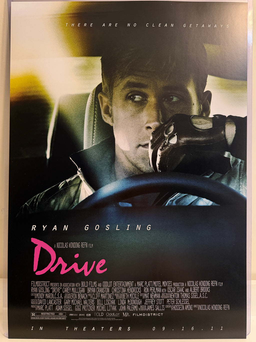 《極速罪駕》Drive (2011) 香港 HK A3電影海報 Movie Poster - 導演 Nicolas Winding Refn 主演 Ryan Gosling, Carey Mulligan