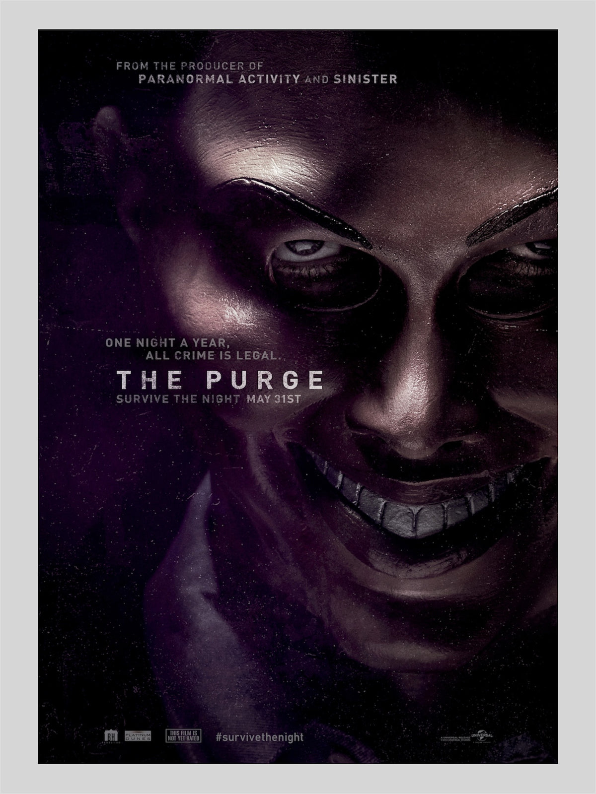 The Purge《國定殺戮日》A3 電影海報 Movie Poster