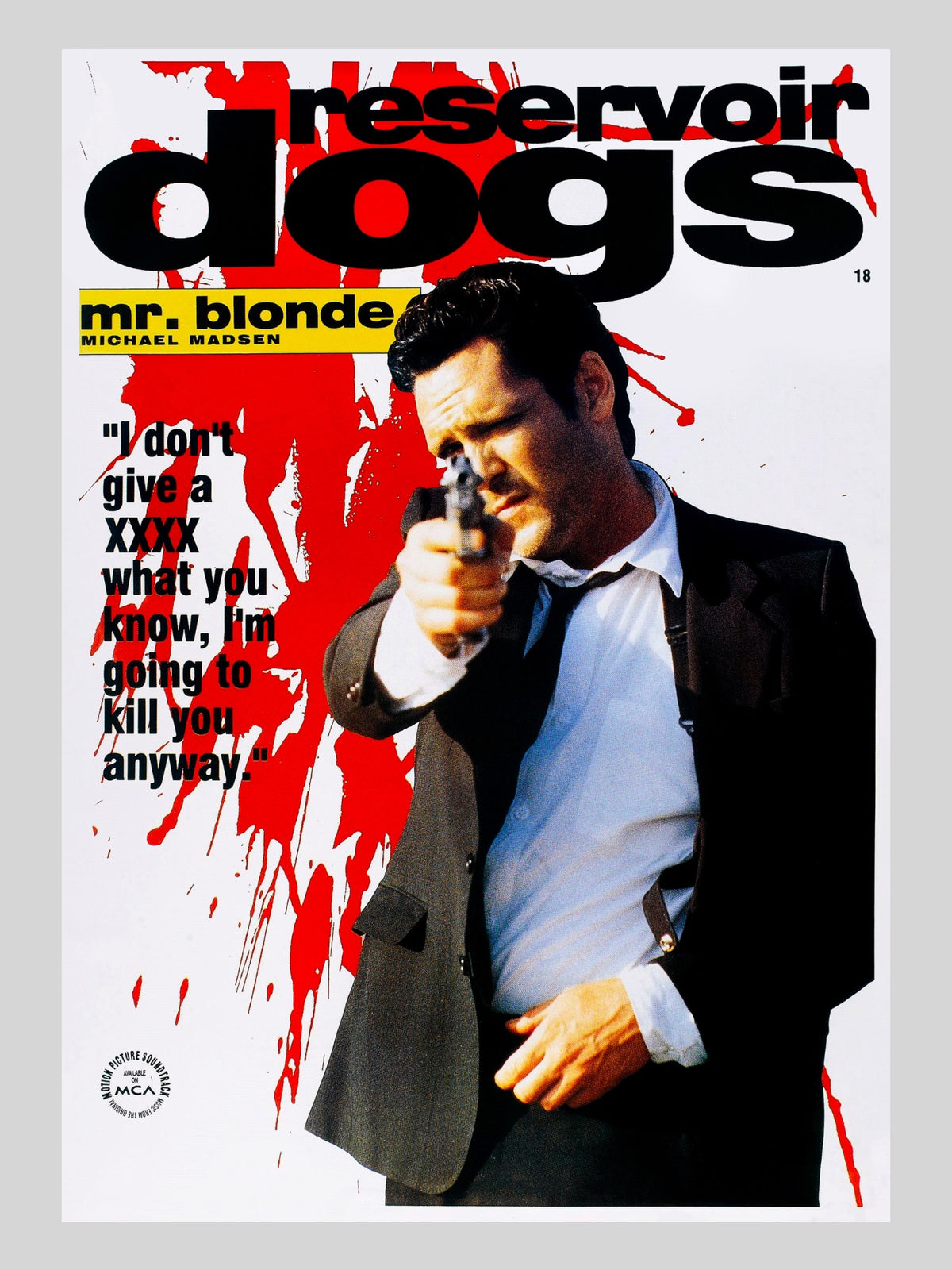[E] Reservoir Dogs《落水狗》A3 電影海報 Movie Poster