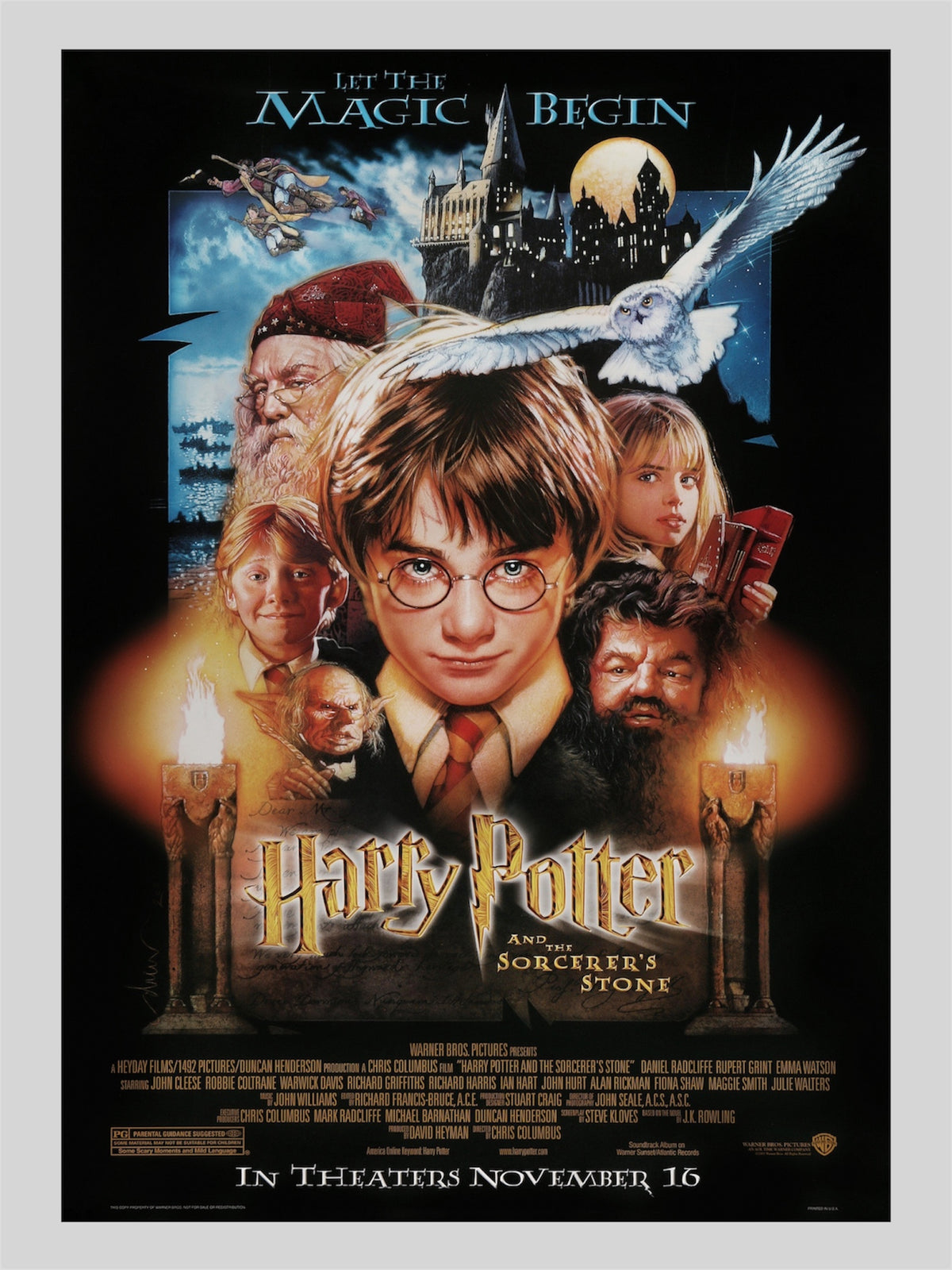 Harry Potter and the Philosopher's Stone《哈利波特：神秘的魔法石》A3 電影海報 Movie Poster