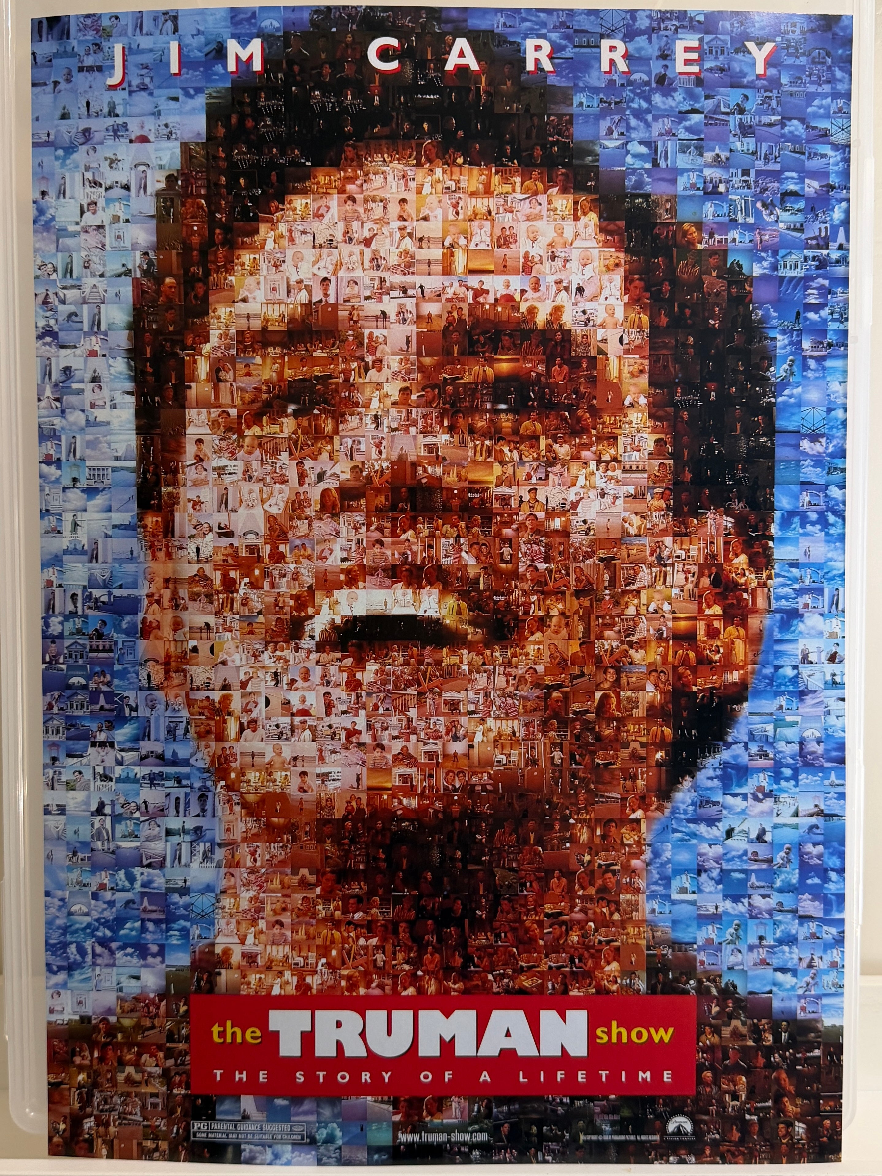 《楚門的世界》The Truman Show (1998) 香港 HK A3電影海報 Movie Poster - 導演 Peter Weir 主演 Jim Carrey