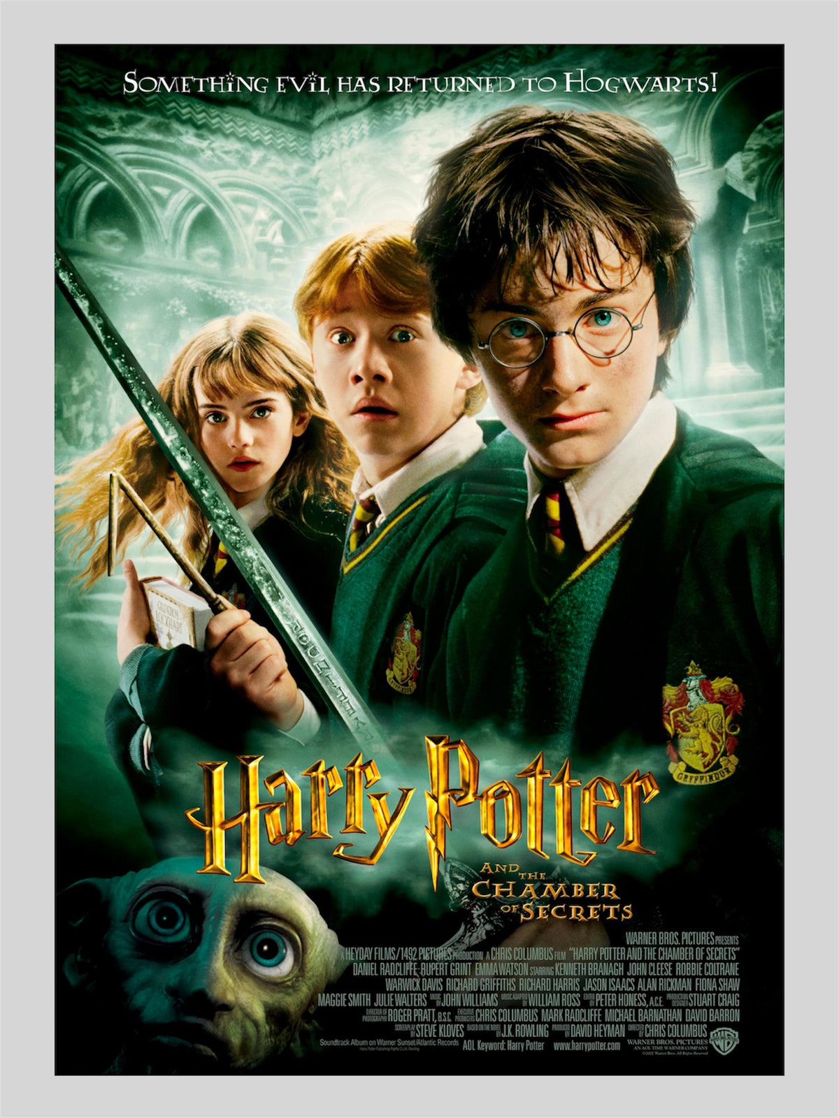 [A] Harry Potter and the Chamber of Secrets《哈利波特：消失的密室》A3 電影海報 Movie Poster