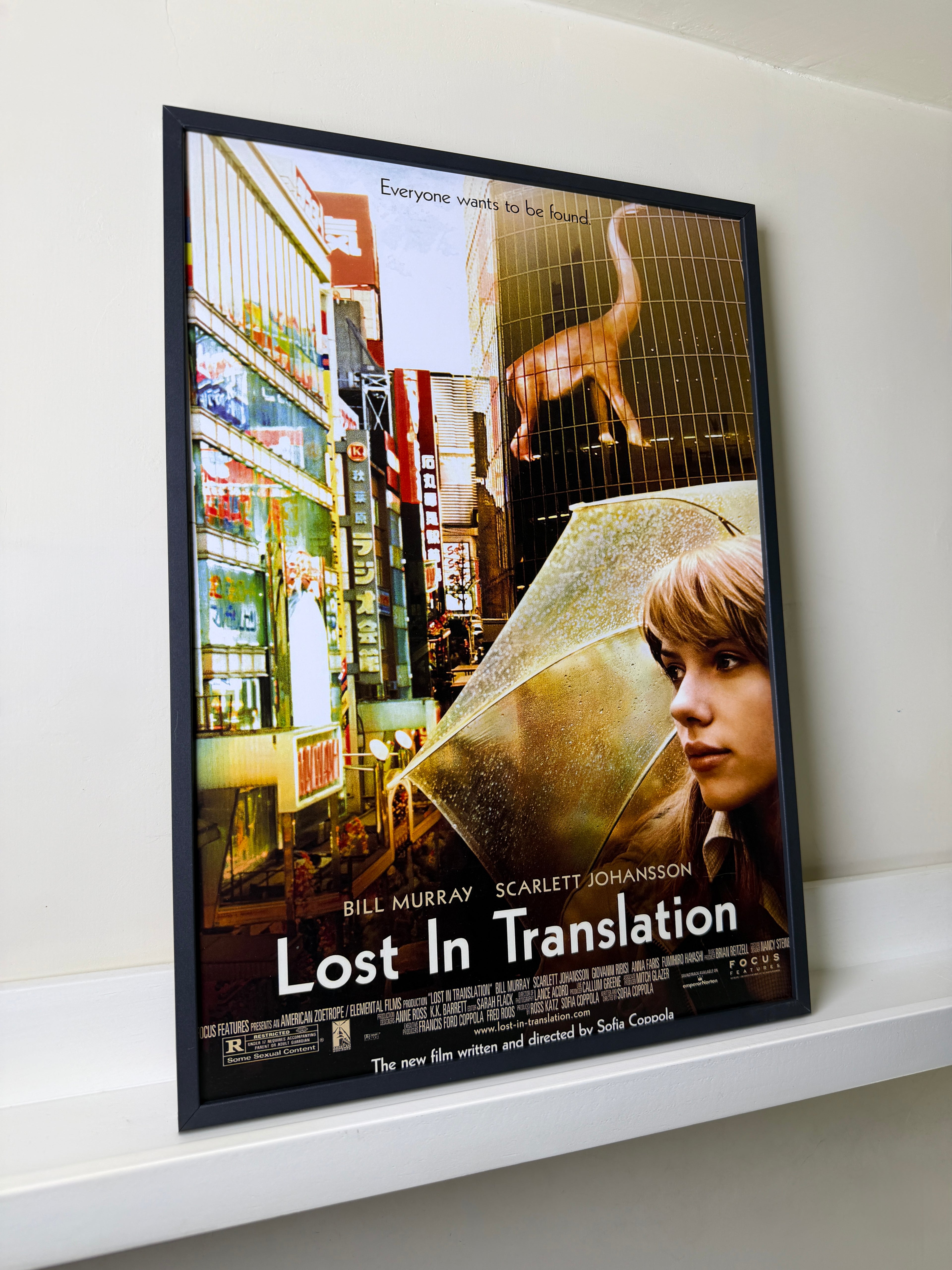 [B] Lost in Translation《迷失東京》A3 電影海報 香港 Movie Poster HK