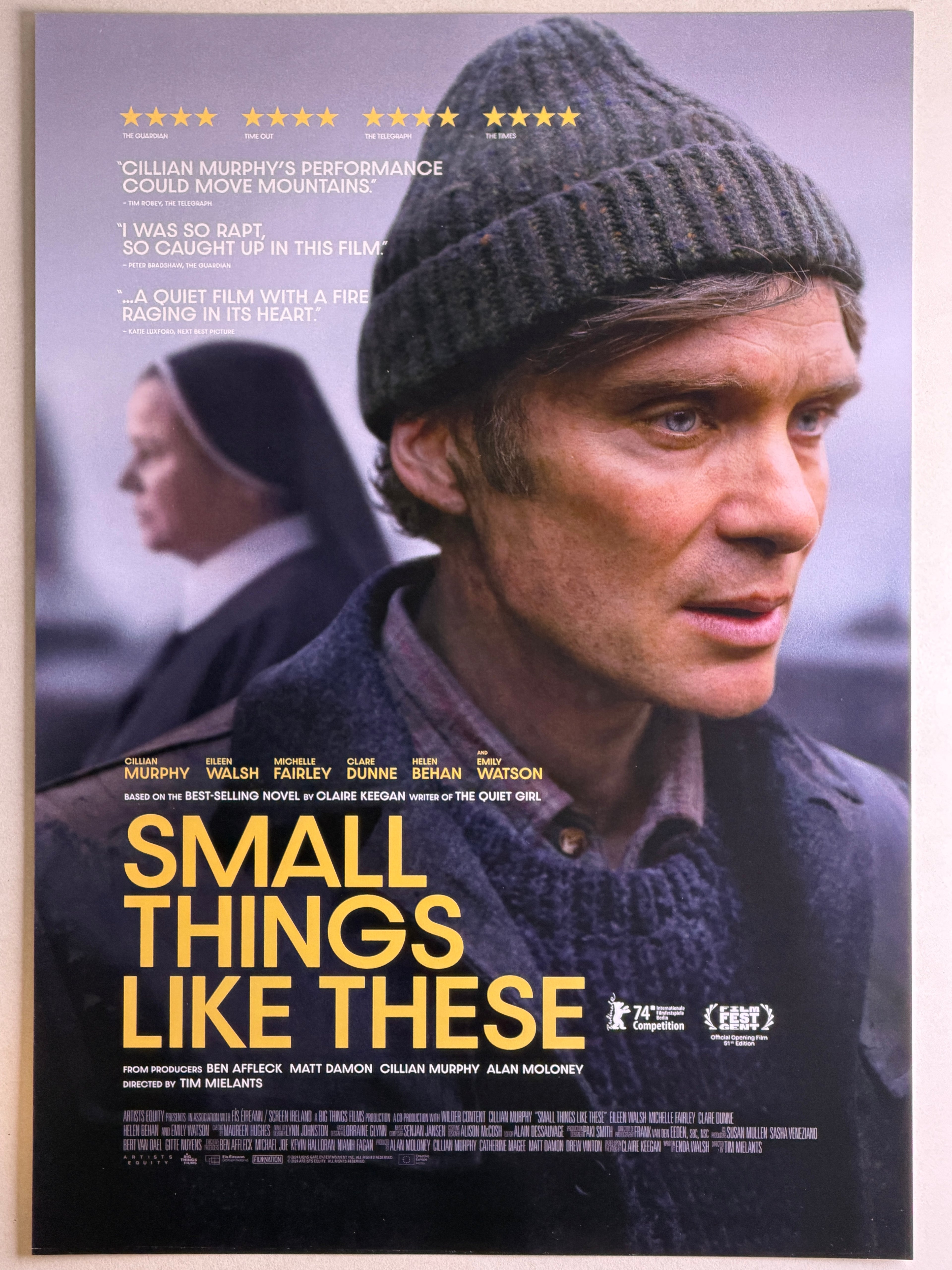 Small Things Like These《像這樣的小事》A3 電影海報 香港 Movie Poster HK