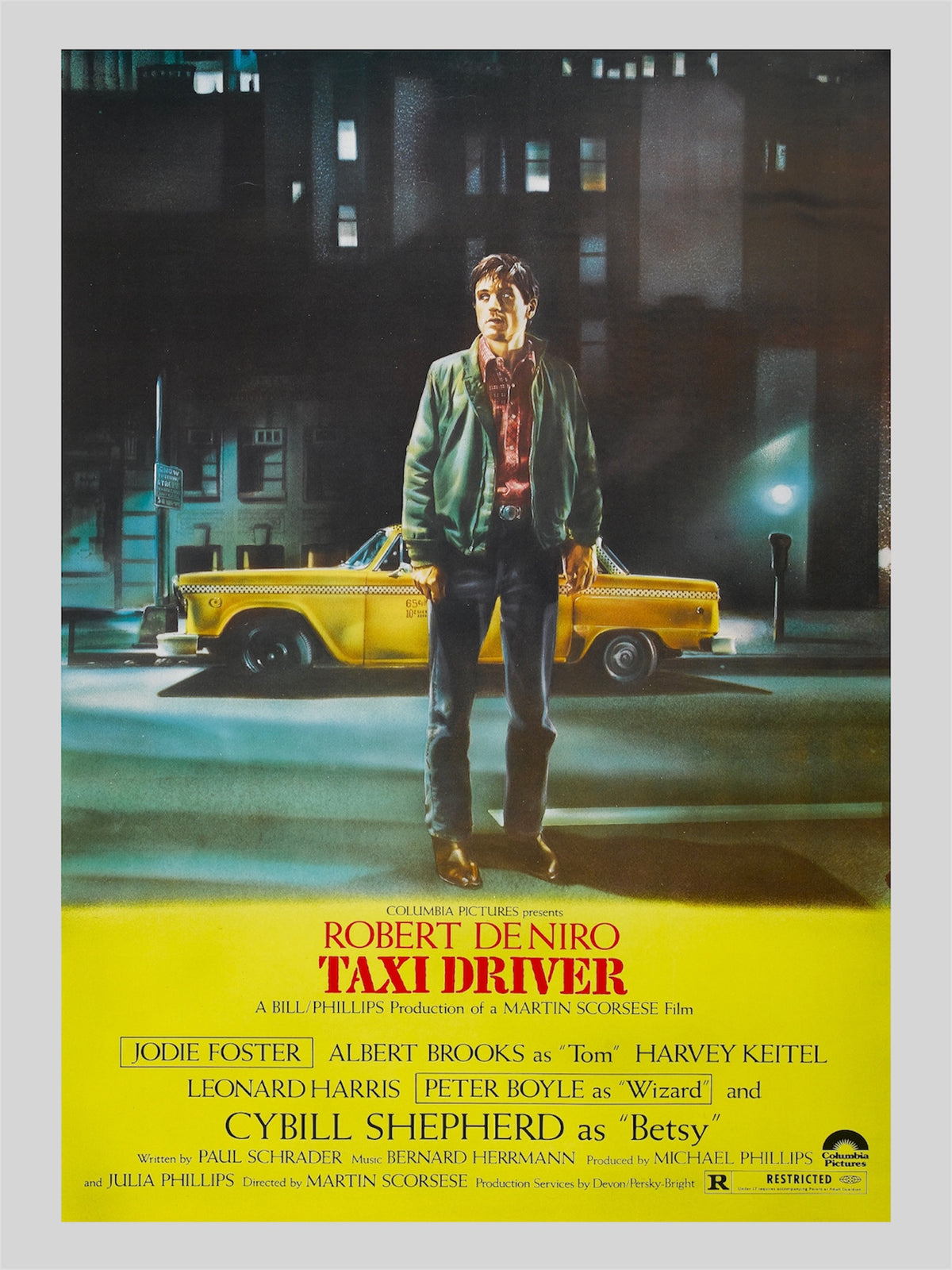 [A] Taxi Driver《的士司機》A3 電影海報 Movie Poster