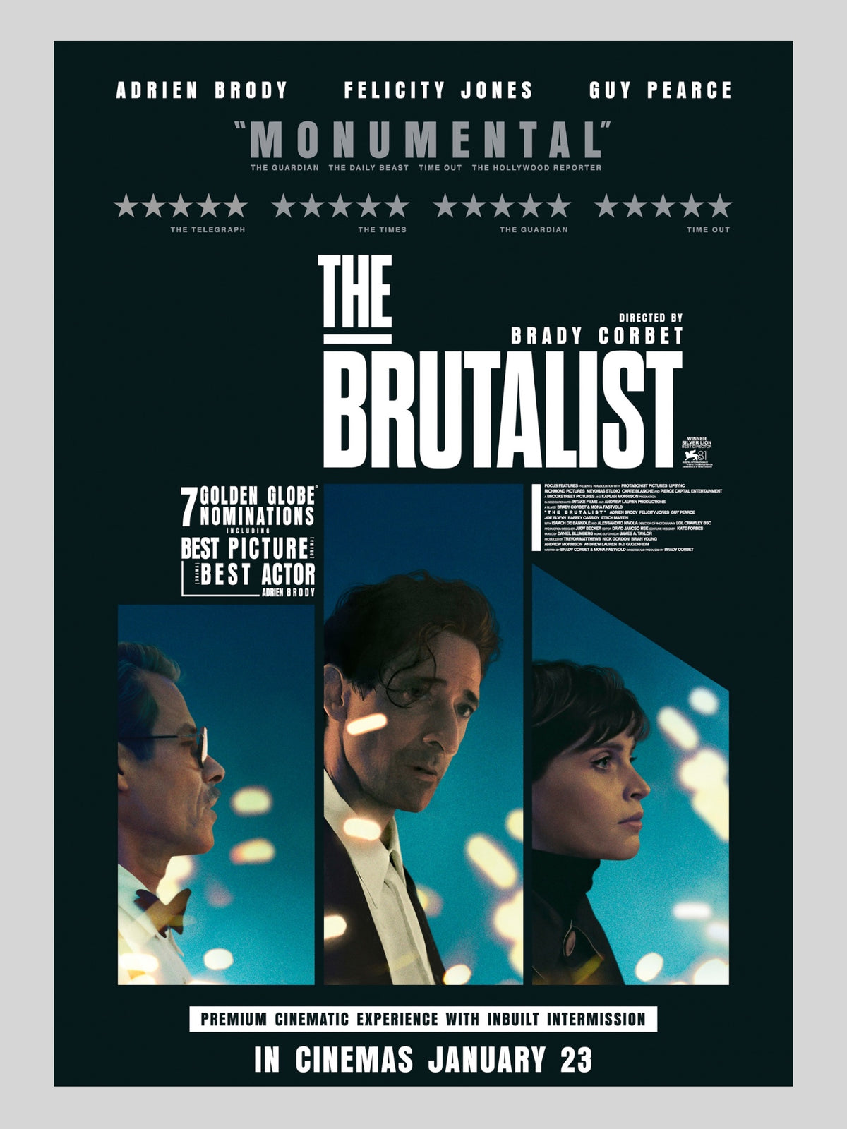 [C] The Brutalist《粗獷派建築師》A3 電影海報 Movie Poster