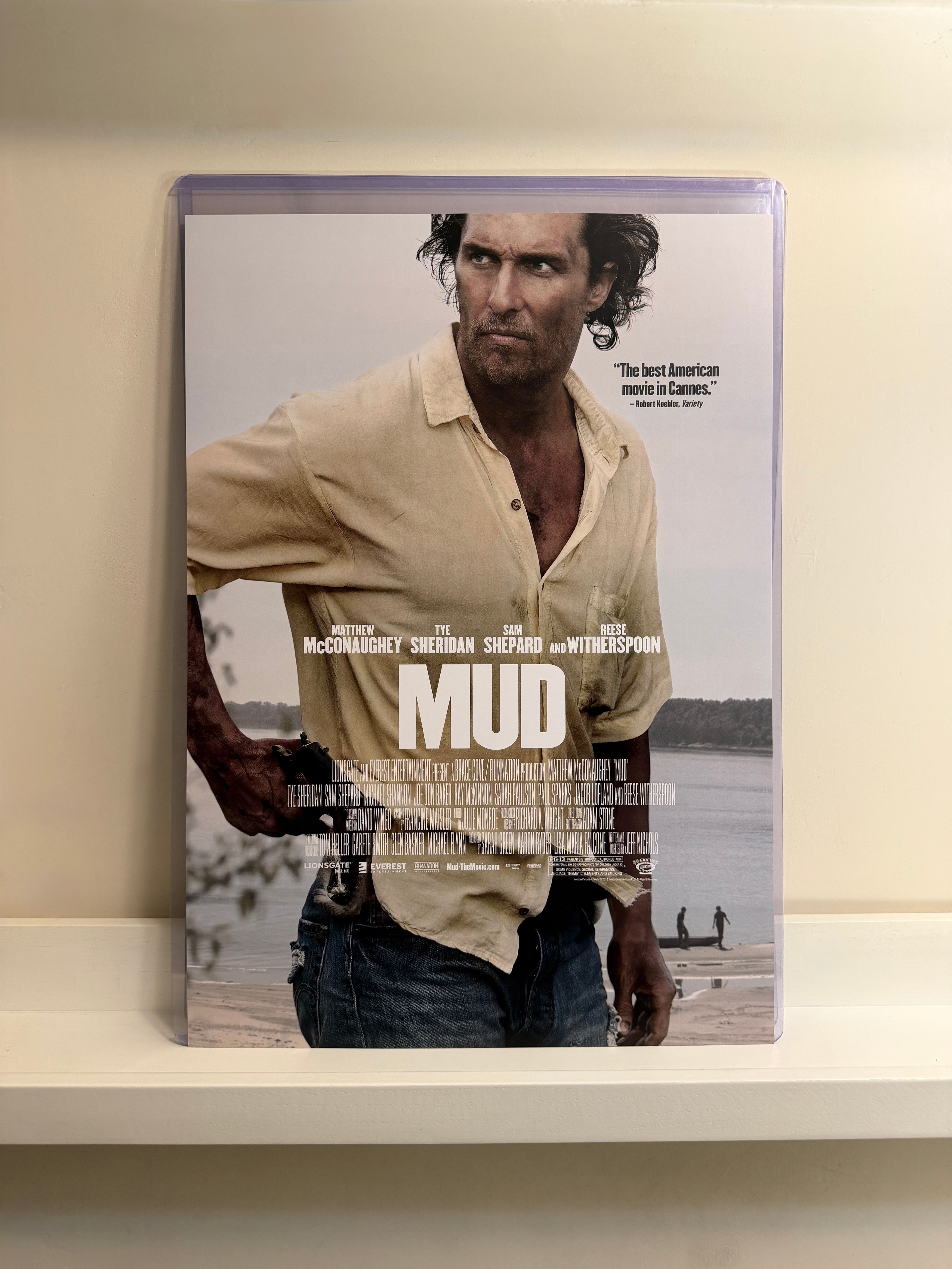 《爛泥》Mud (2012) 香港 HK A3電影海報 Movie Poster - 導演 Jeff Nichols 主演 Matthew McConaughey, Reese Witherspoon