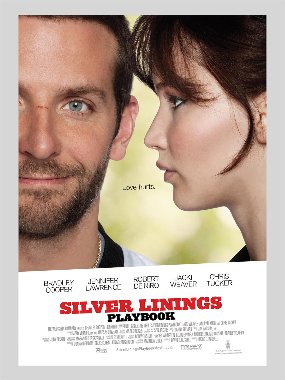 [A] Silver Linings Playbook《失戀自作業》A3 電影海報 Movie Poster