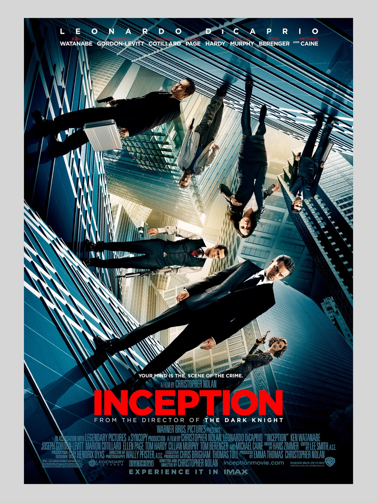 [B] Inception《潛行凶間》A3 電影海報 Movie Poster