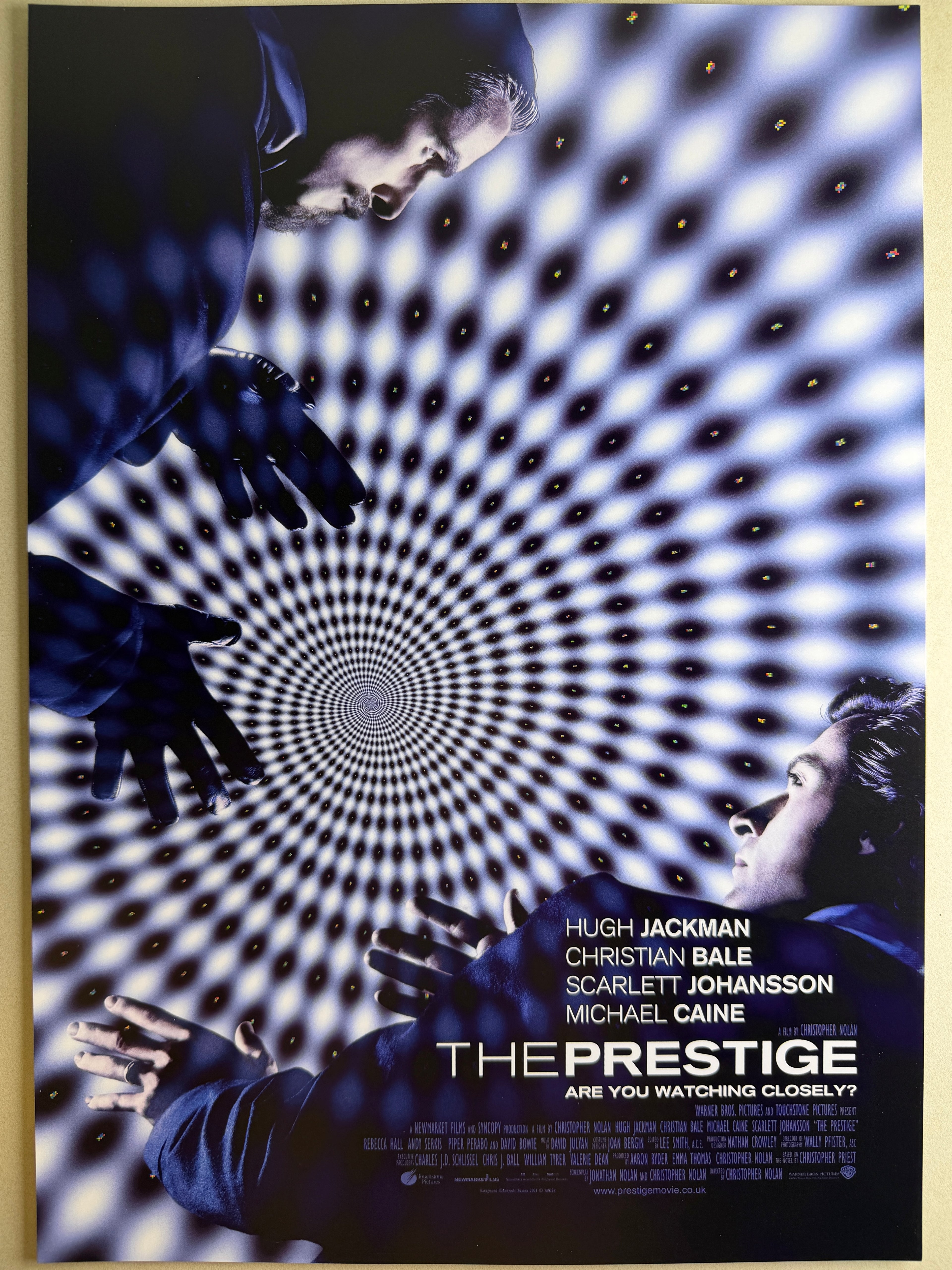 [B] The Prestige《死亡魔法》A3 電影海報 香港 Movie Poster HK