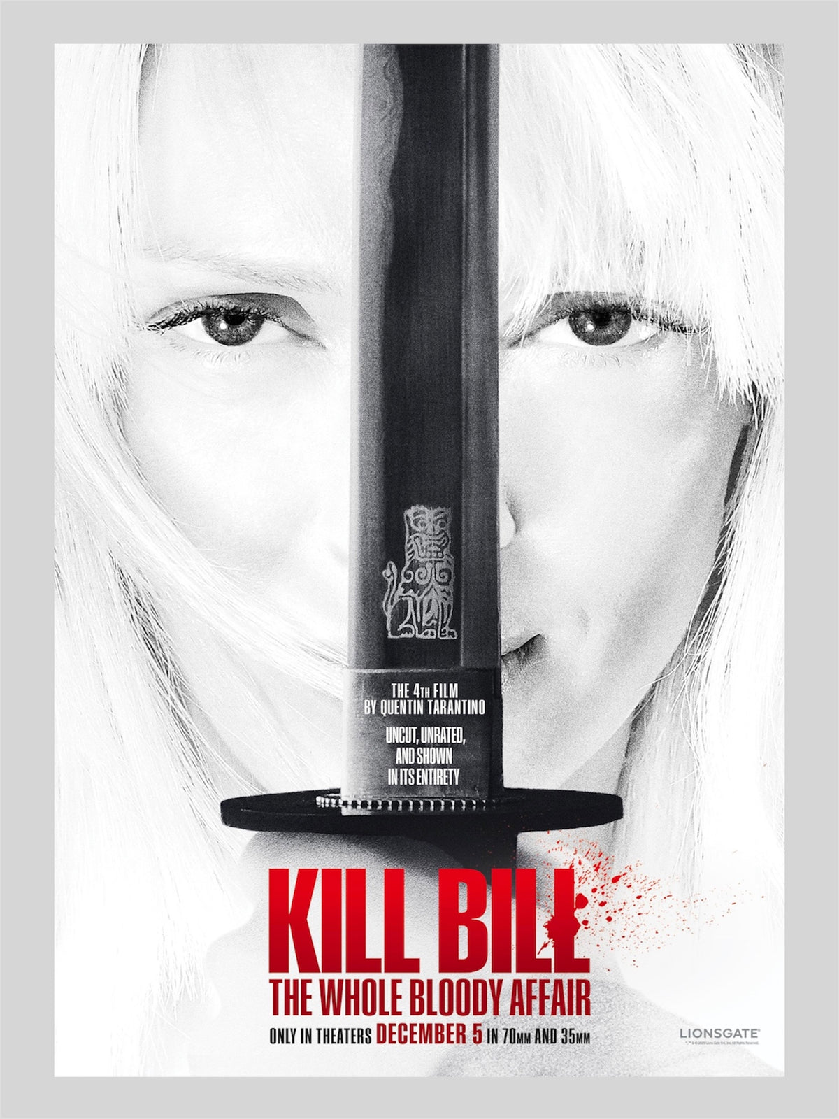 [B] Kill Bill：The Whole Bloody Affair《標殺令：終極血腥版》A3 電影海報