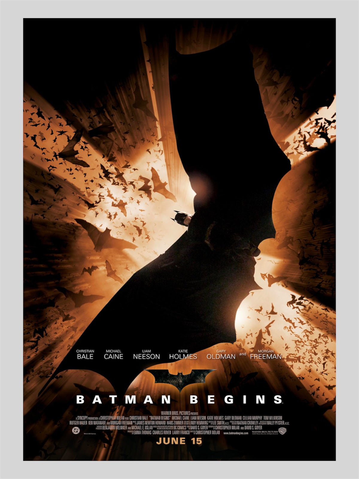 [A] Batman Begins《蝙蝠俠—俠影之謎》A3 電影海報 Movie Poster