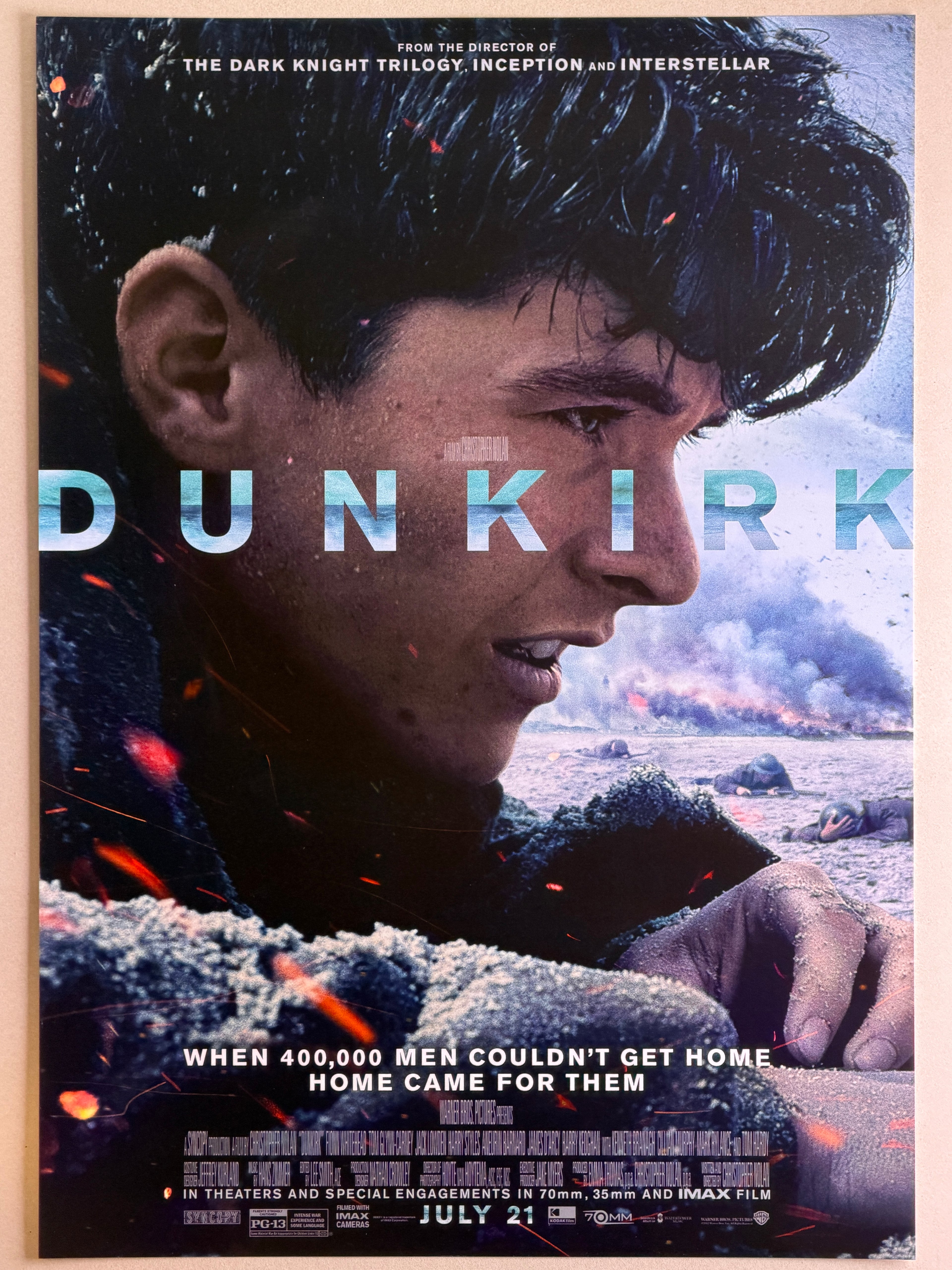 [A] Dunkirk《鄧寇克大行動》A3 電影海報 香港 Movie Poster HK
