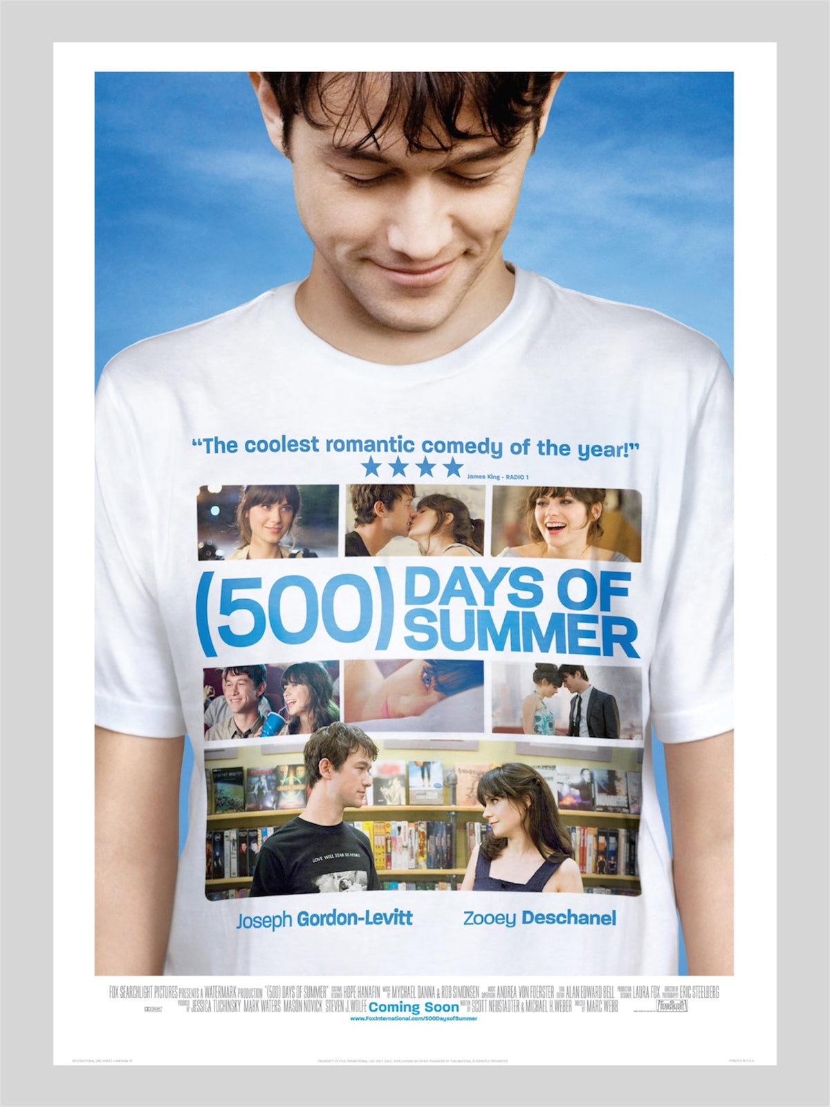 [C] 500 Days of Summer《心跳500天》A3 電影海報 Movie Poster