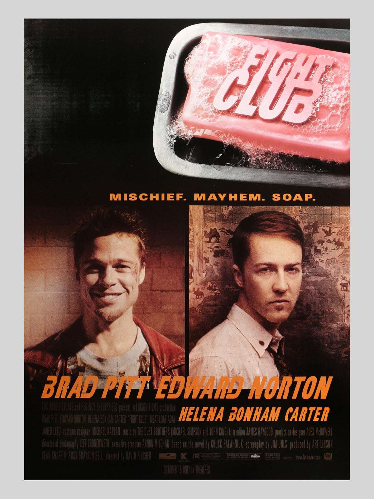 [B] Fight Club《搏擊會》A3 電影海報 Movie Poster