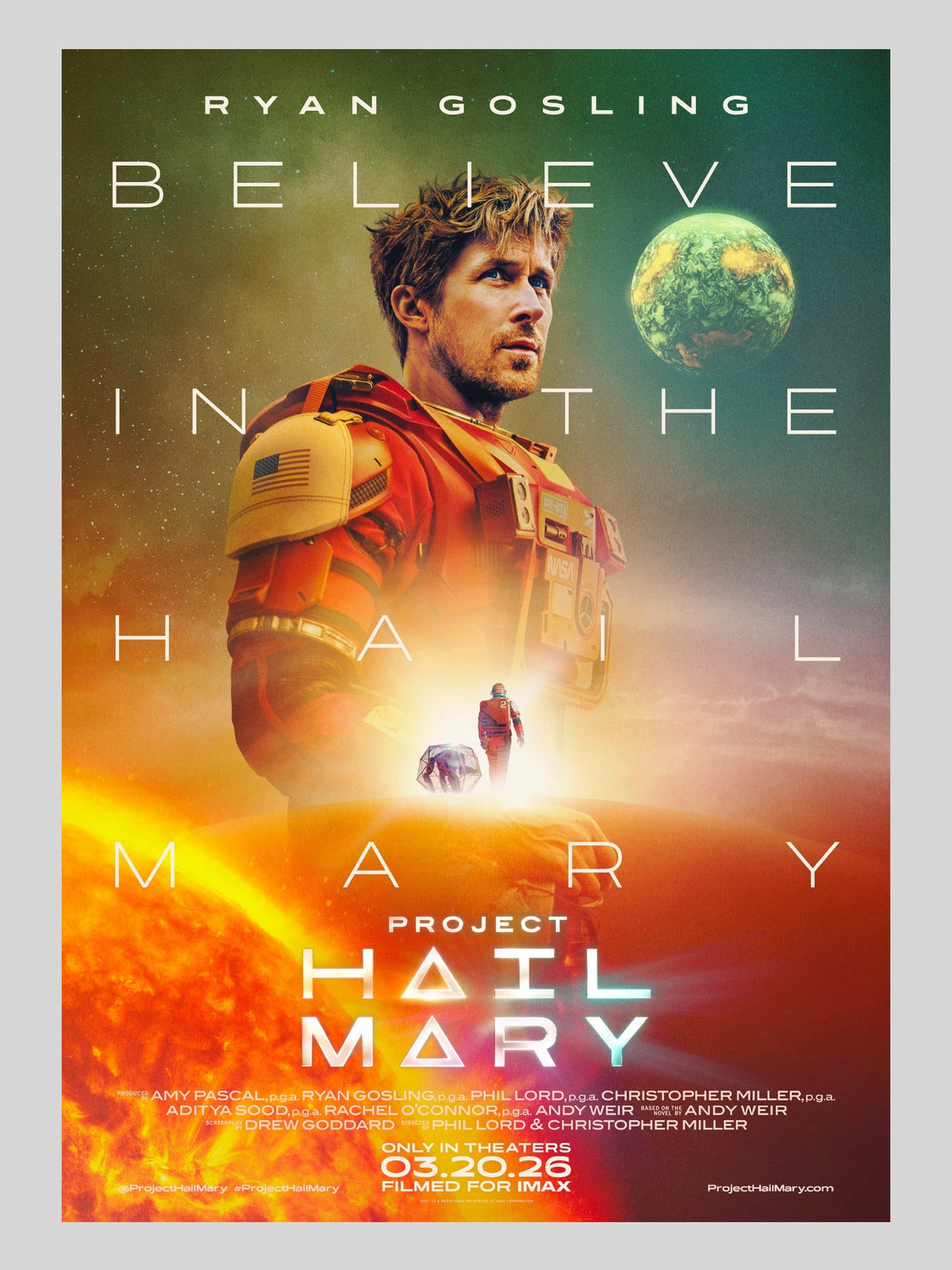 [B] Project Hail Mary《末日聖母號》A3 電影海報 Movie Poster