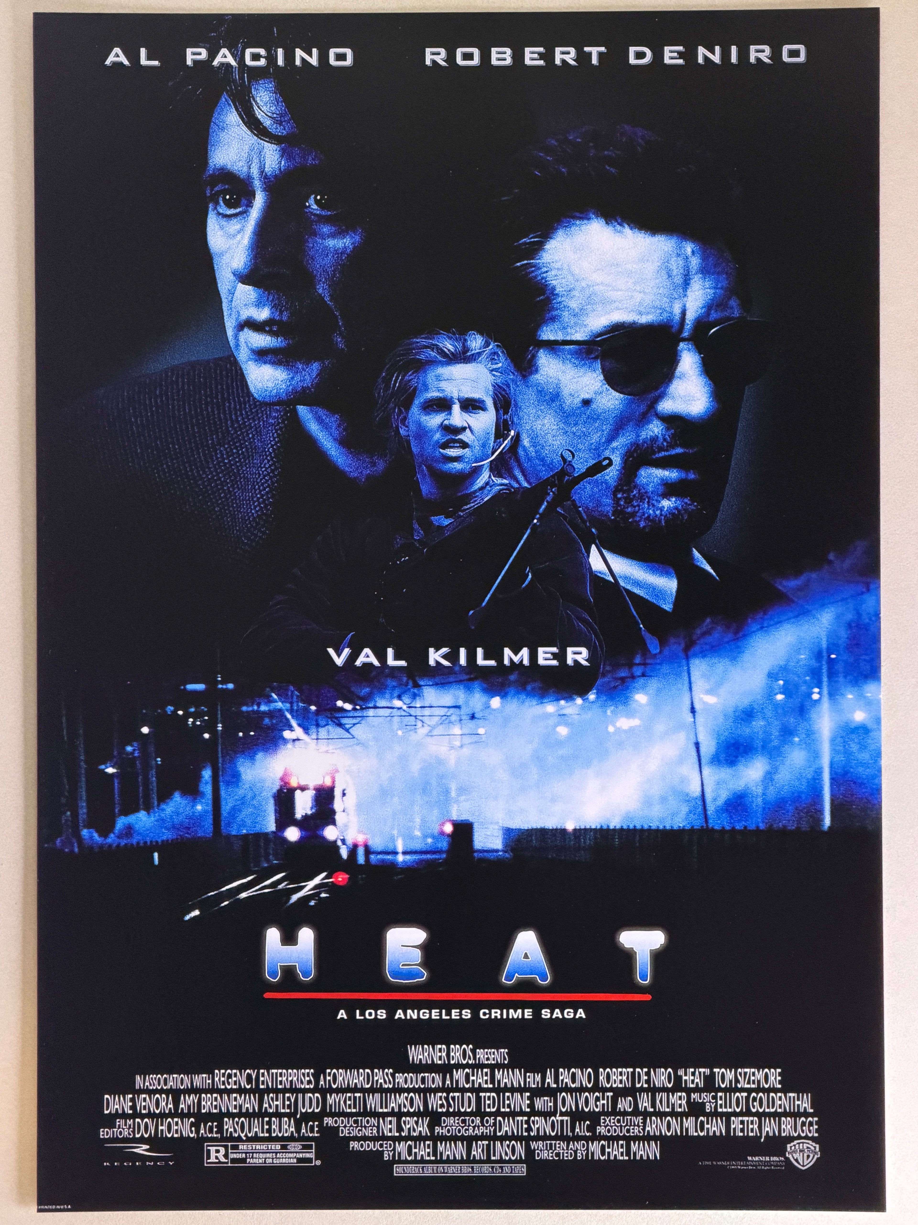 Heat《盜火線》A3 電影海報 香港 Movie Poster HK
