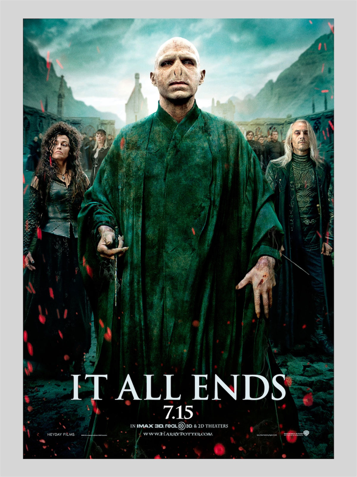 [B] Harry Potter and the Deathly Hallows – Part 2《哈利波特:死神的聖物II》A3 電影海報 Movie Poster