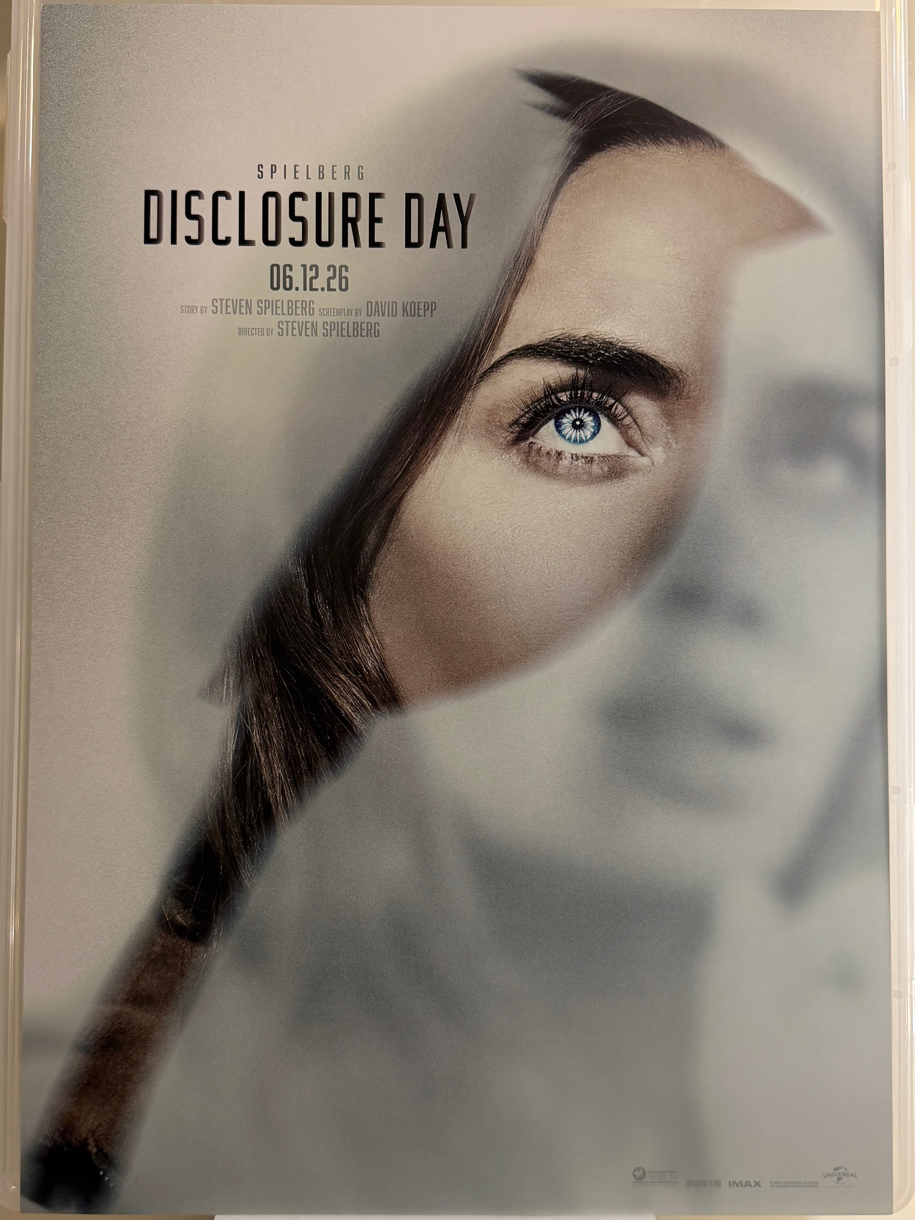 《揭密日》Disclosure Day (2026) 香港 HK A3電影海報 Movie Poster