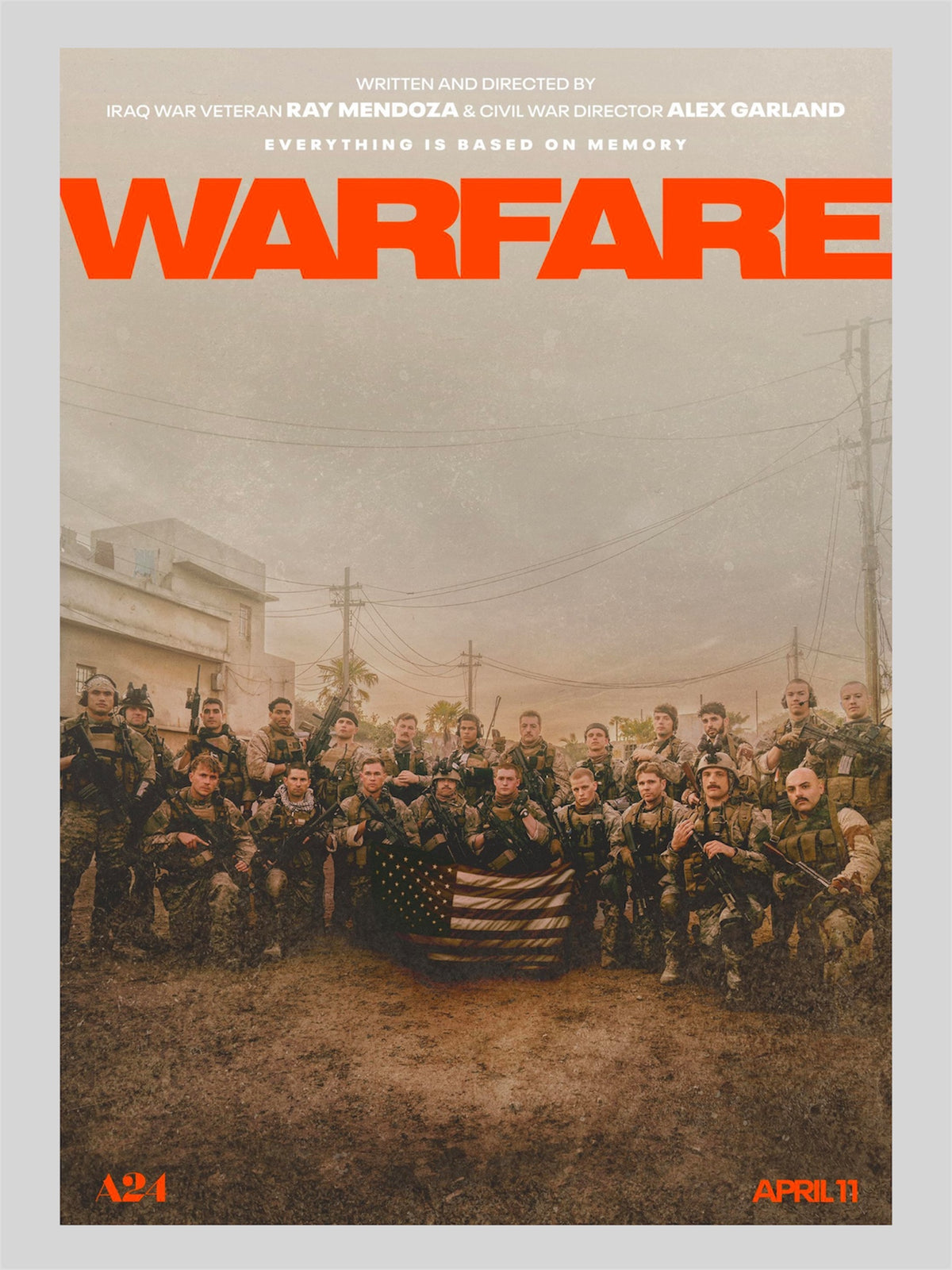 [D] Warfare《戰役》A3 電影海報 Movie Poster