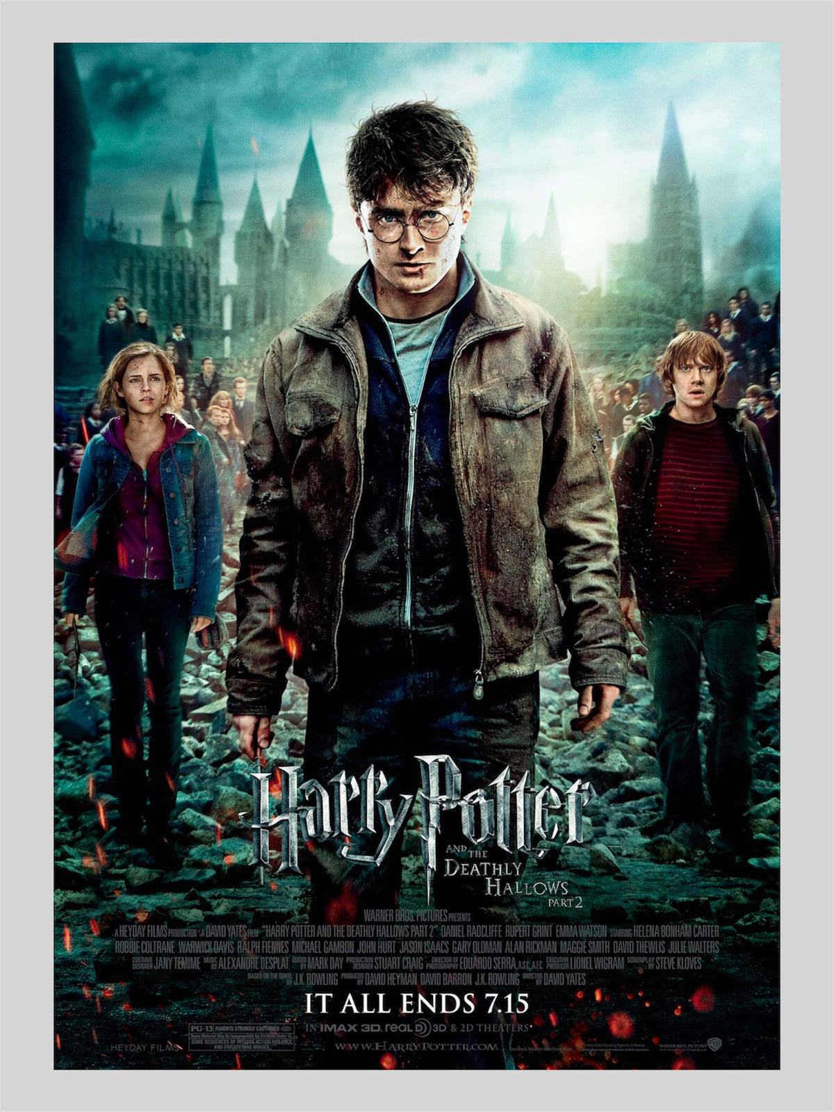 [A] Harry Potter and the Deathly Hallows – Part 2《哈利波特:死神的聖物II》A3 電影海報 Movie Poster