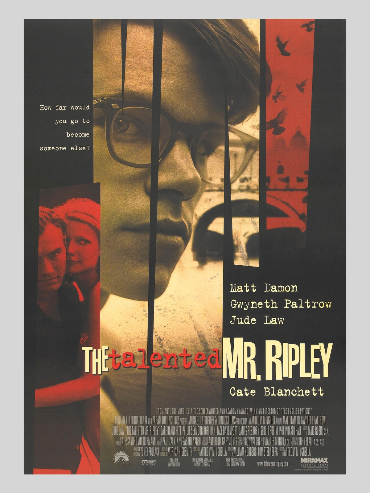 [B] The Talented Mr. Ripley《天才雷普利》A3 電影海報 Movie Poster