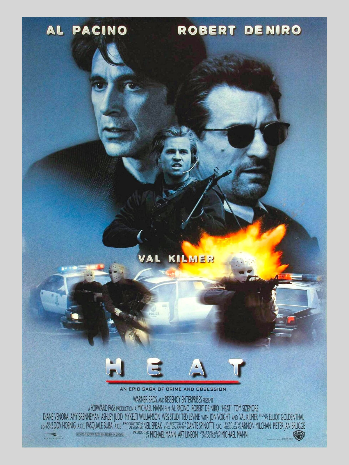 [B] Heat《盜火線》A3 電影海報 Movie Poster