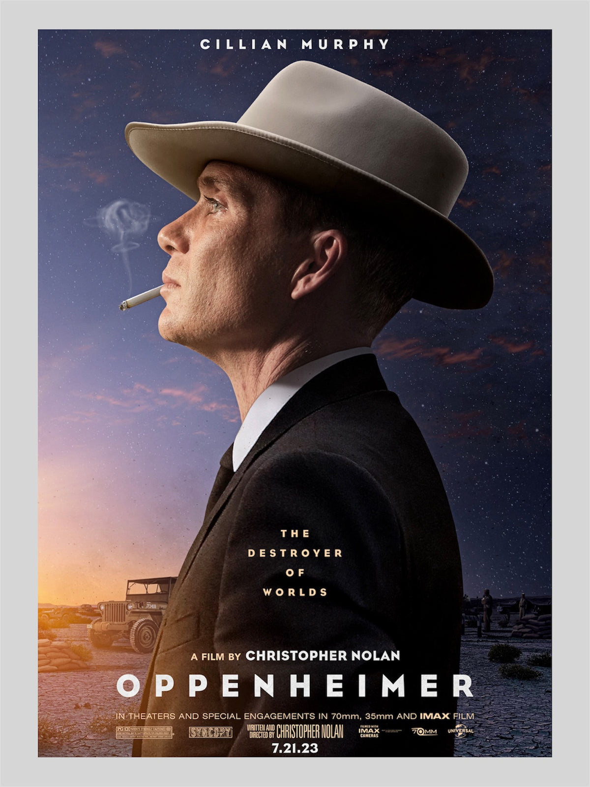 [D] Oppenheimer《奧本海默》A3 電影海報 Movie Poster
