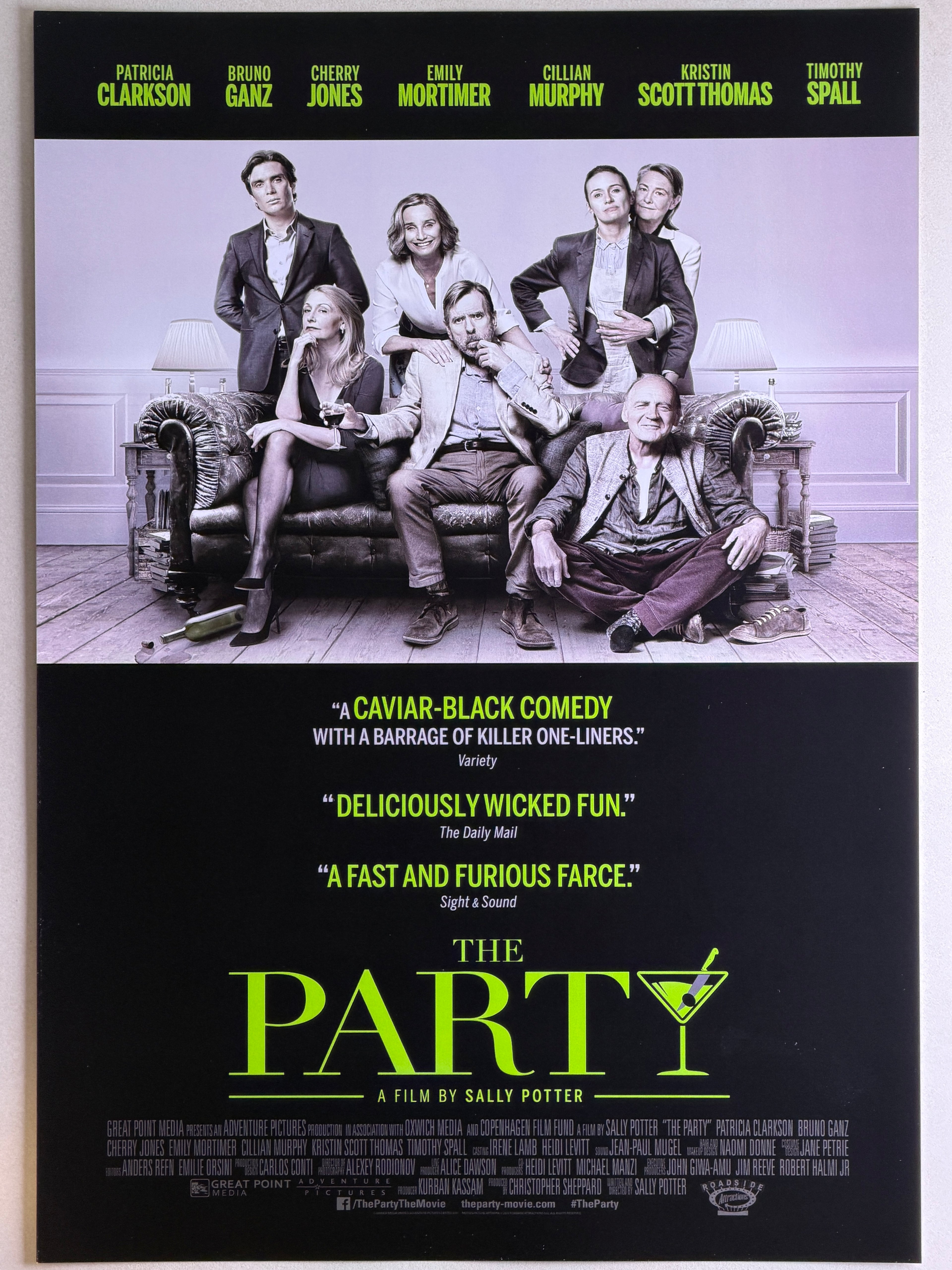 The Party《酒會》A3 電影海報 香港 Movie Poster HK