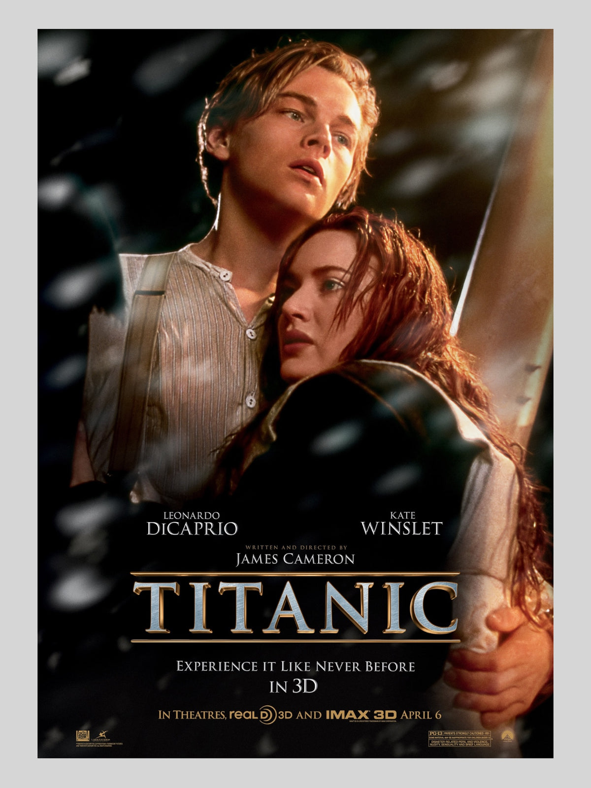[B] Titanic《鐵達尼號》A3 電影海報 Movie Poster