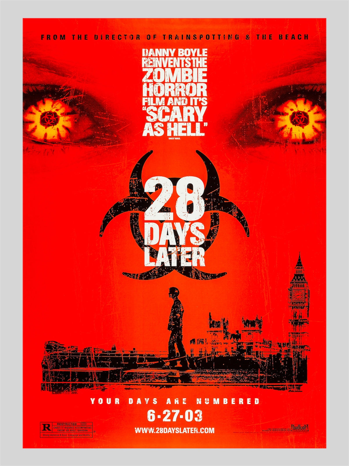 [A] 28 Days Later《28日後》A3 電影海報 Movie Poster