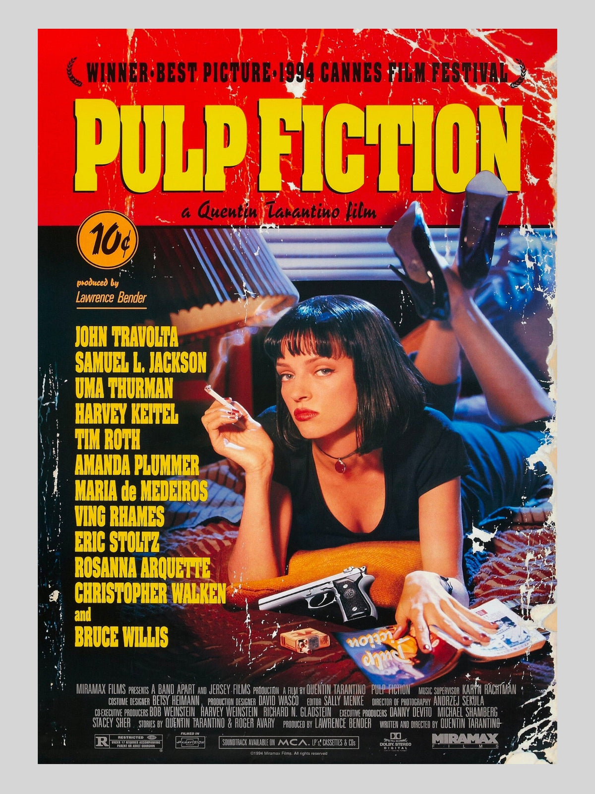 [A] Pulp Fiction《危險人物》A3 電影海報 Movie Poster