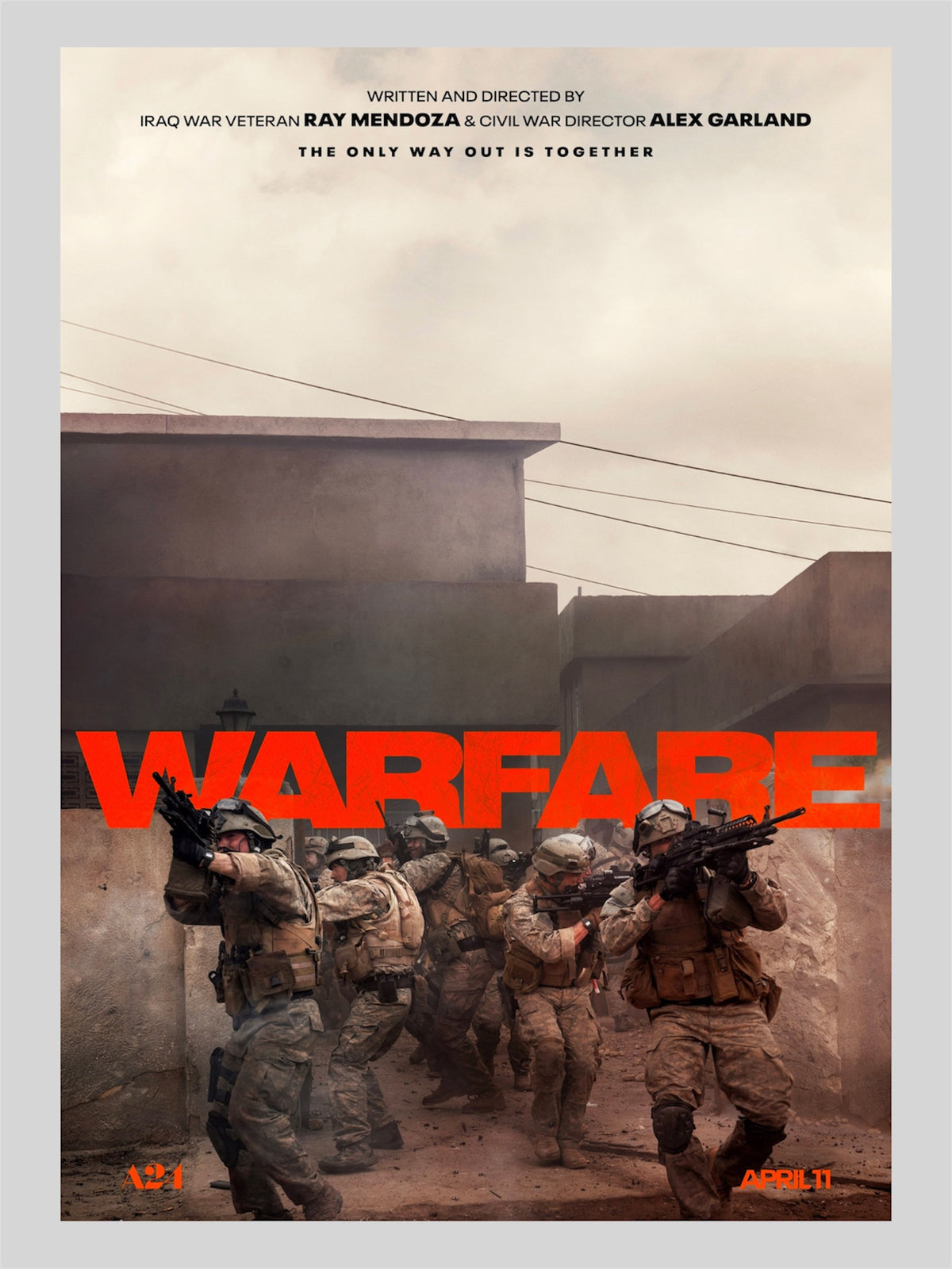 [A] Warfare《戰役》A3 電影海報 Movie Poster