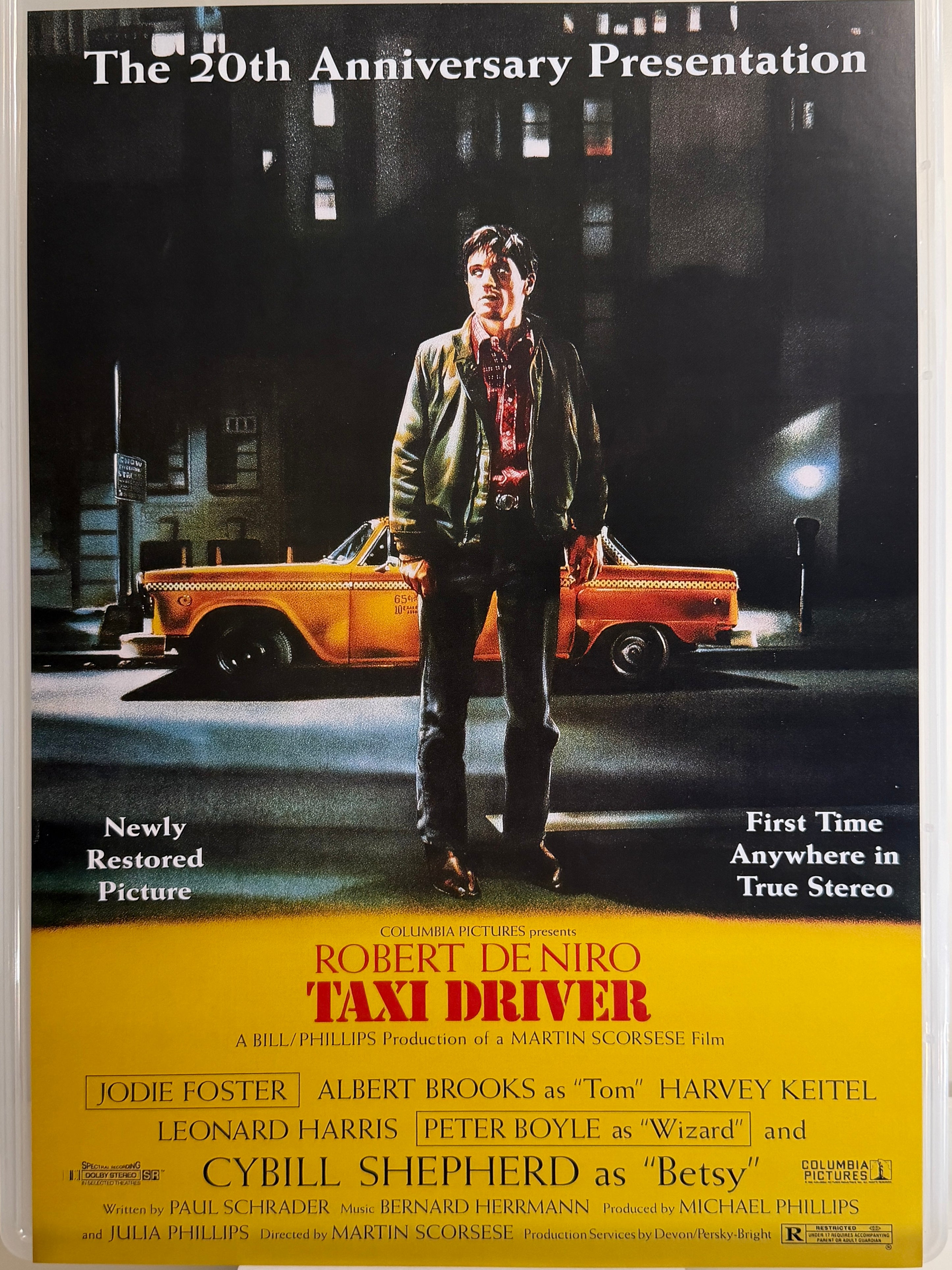 《的士司機》Taxi Driver (1976) 香港 HK A3電影海報 Movie Poster - 導演 Martin Scorsese 主演 Robert De Niro