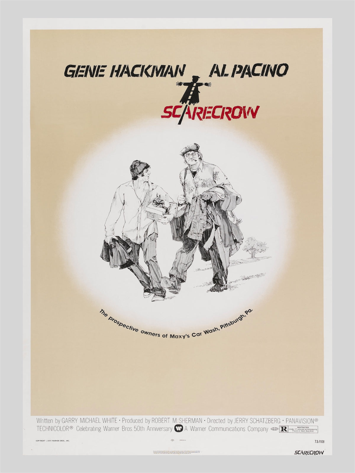 Scarecrow《稻草人》A3 電影海報 Movie Poster