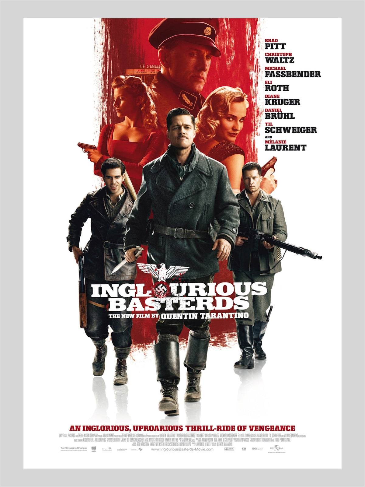 [A] Inglourious Basterds (2009) A3 電影海報 Movie Poster