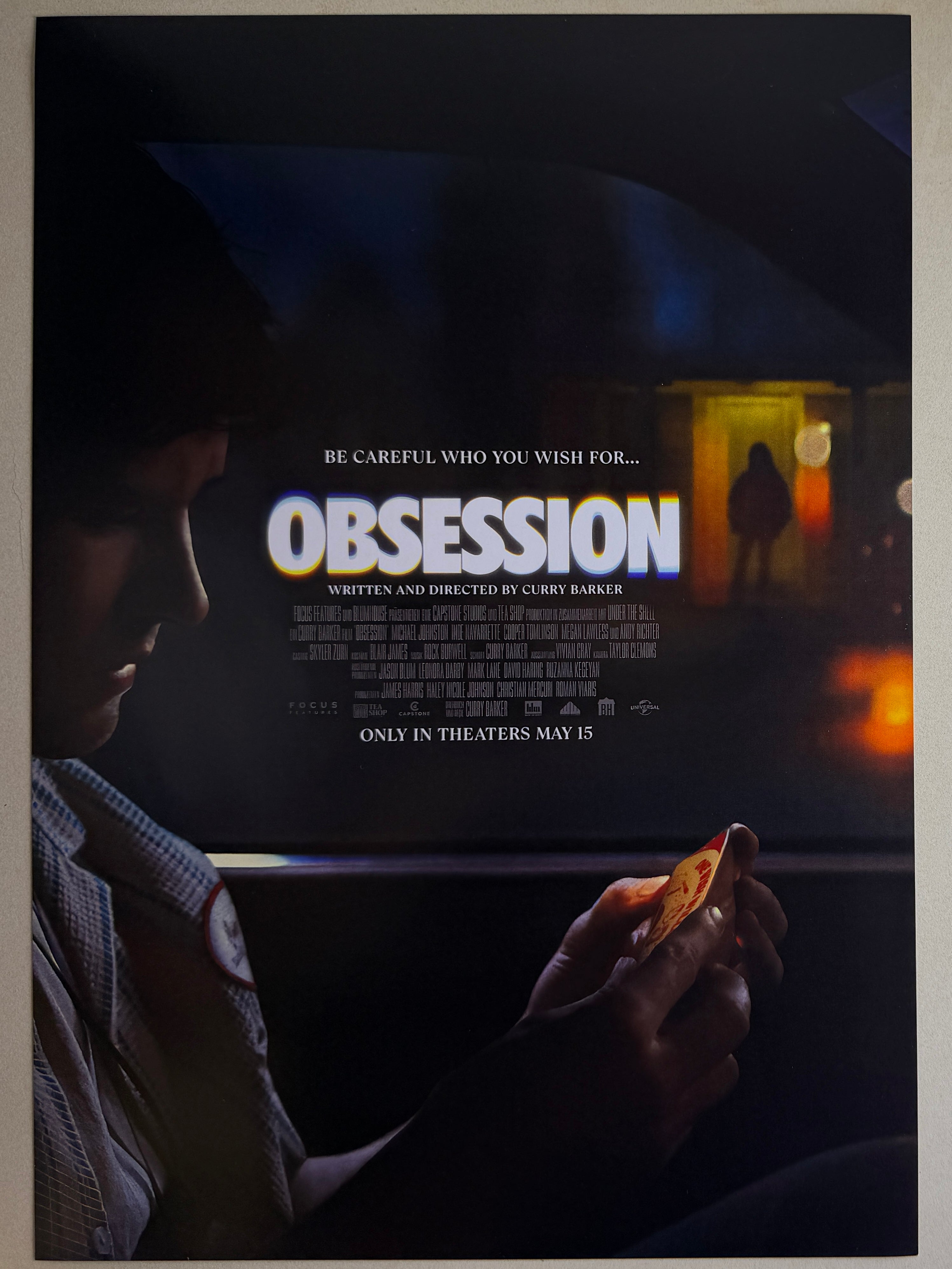 [A] Obsession《愛你致死不渝》A3 電影海報