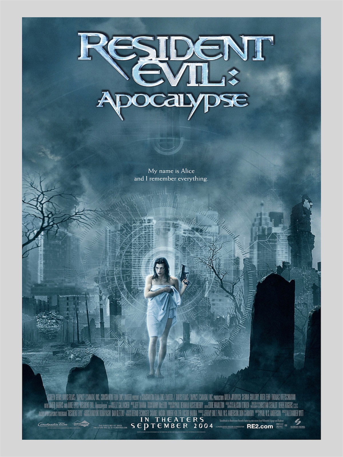Resident Evil: Apocalypse《生化危機之殲滅生還者》A3 電影海報 Movie Poster
