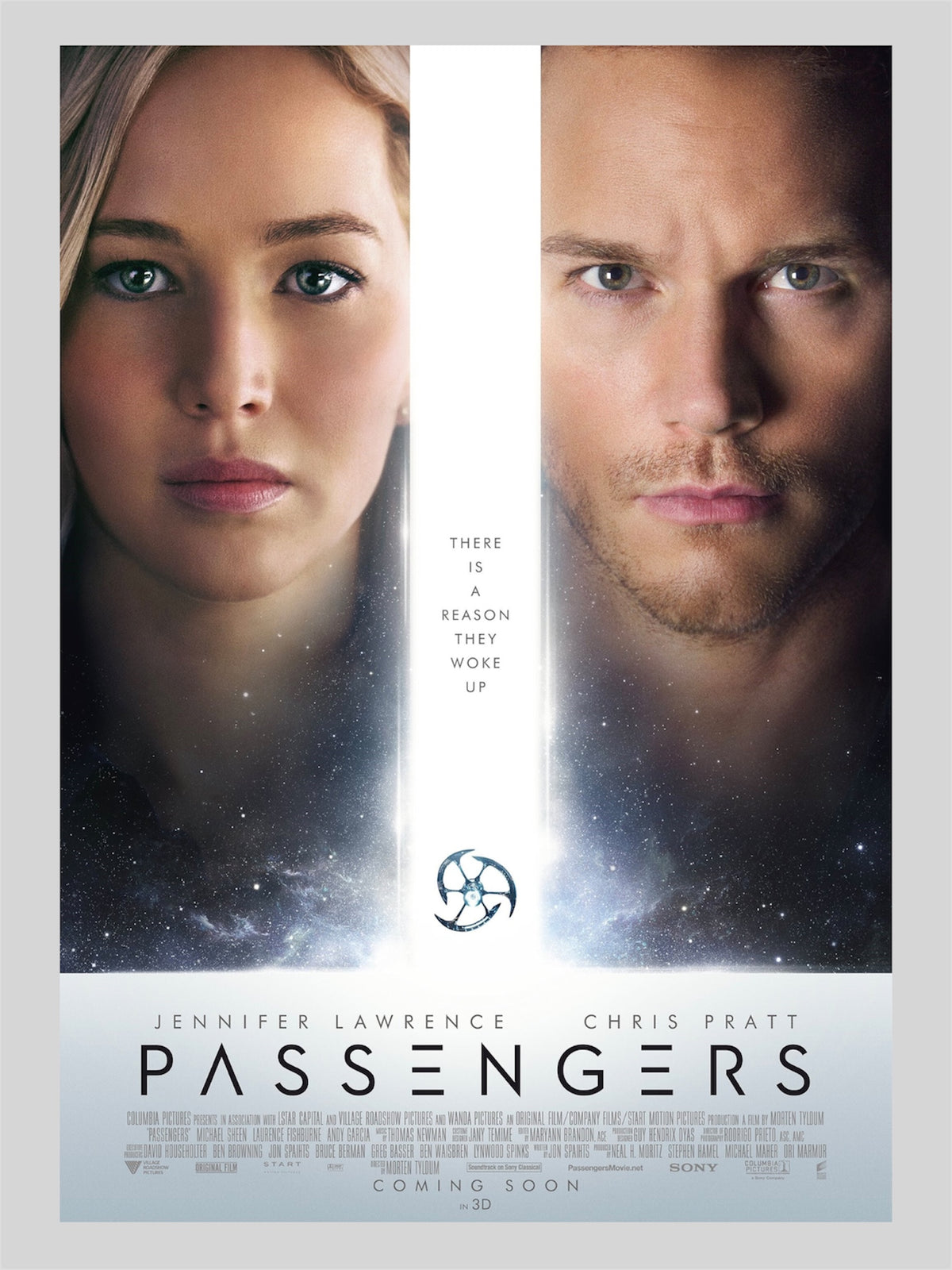 [A] Passengers《太空潛航者》A3 電影海報 Movie Poster