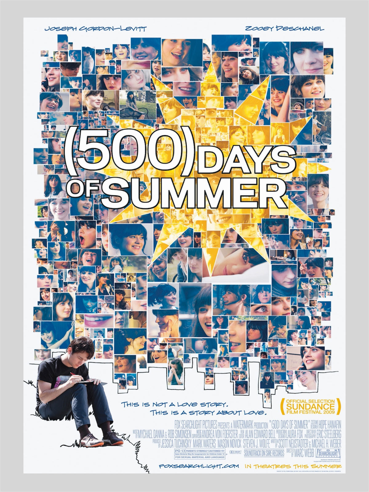 500 Days of Summer《心跳500天》A3 電影海報 香港 Movie Poster HK