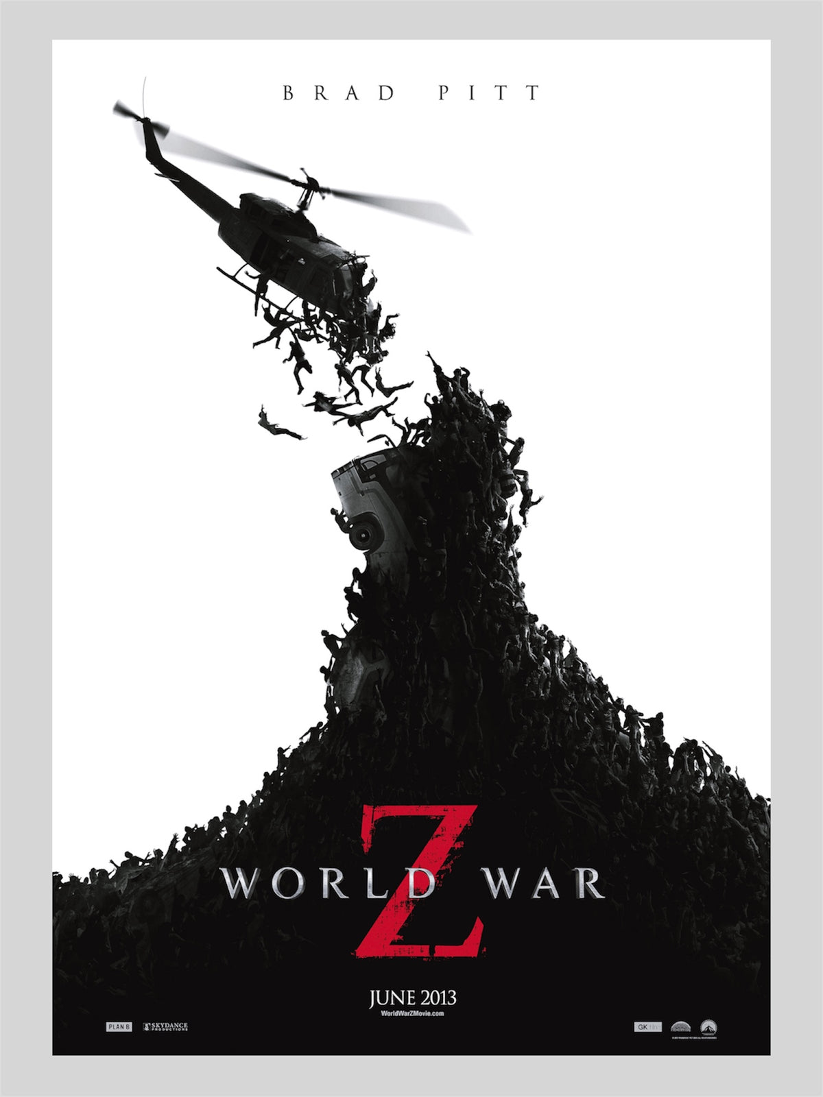 [D] World War Z《地球末日戰》A3 電影海報 Movie Poster