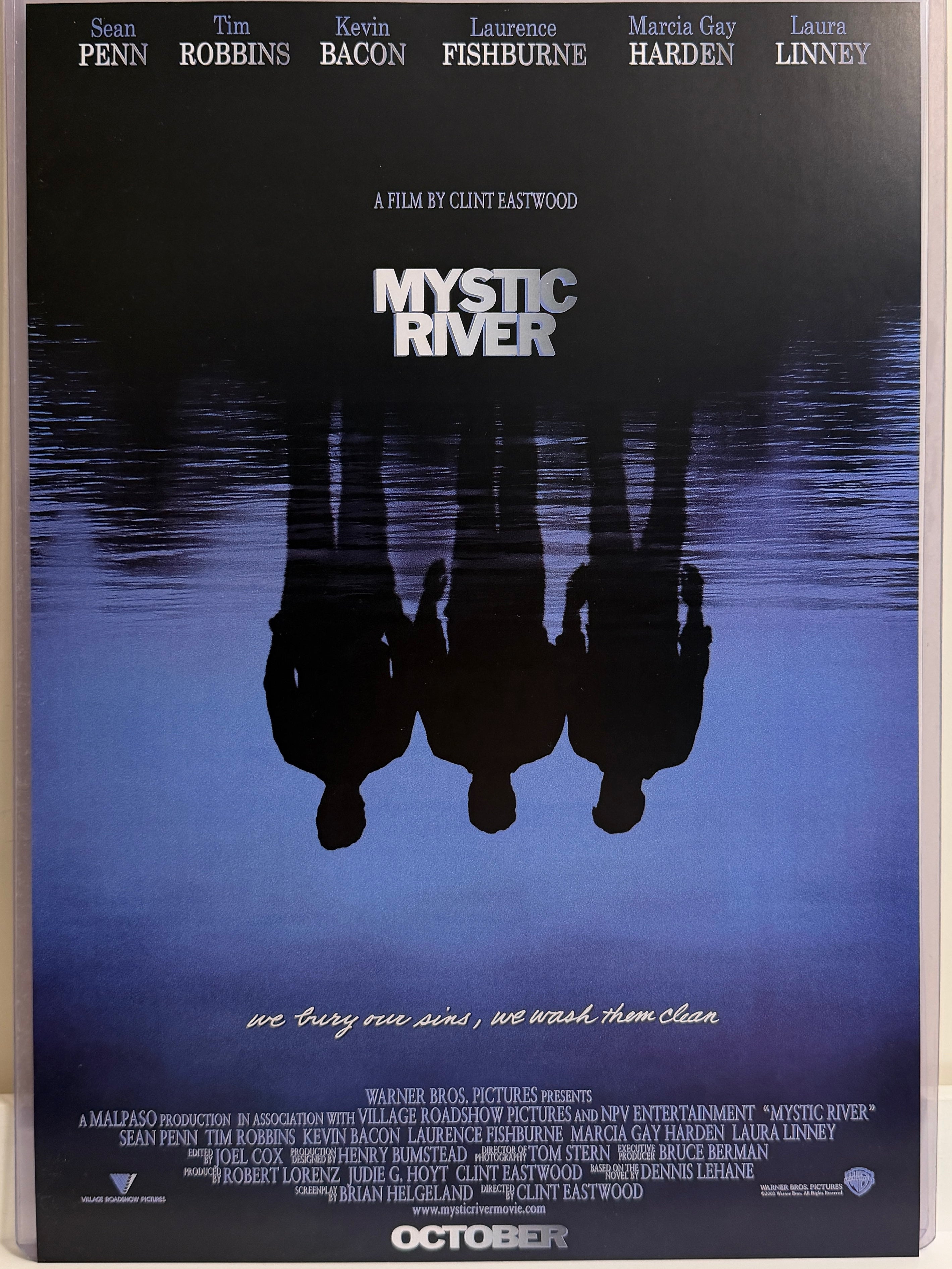 《懸河殺機》Mystic River (2003) 香港 HK A3電影海報 Movie Poster - 導演 Clint Eastwood 主演 Sean Penn, Tim Robbins, Kevin Bacon, Laurence Fishburne, Marcia Gay Harden, Laura Linney