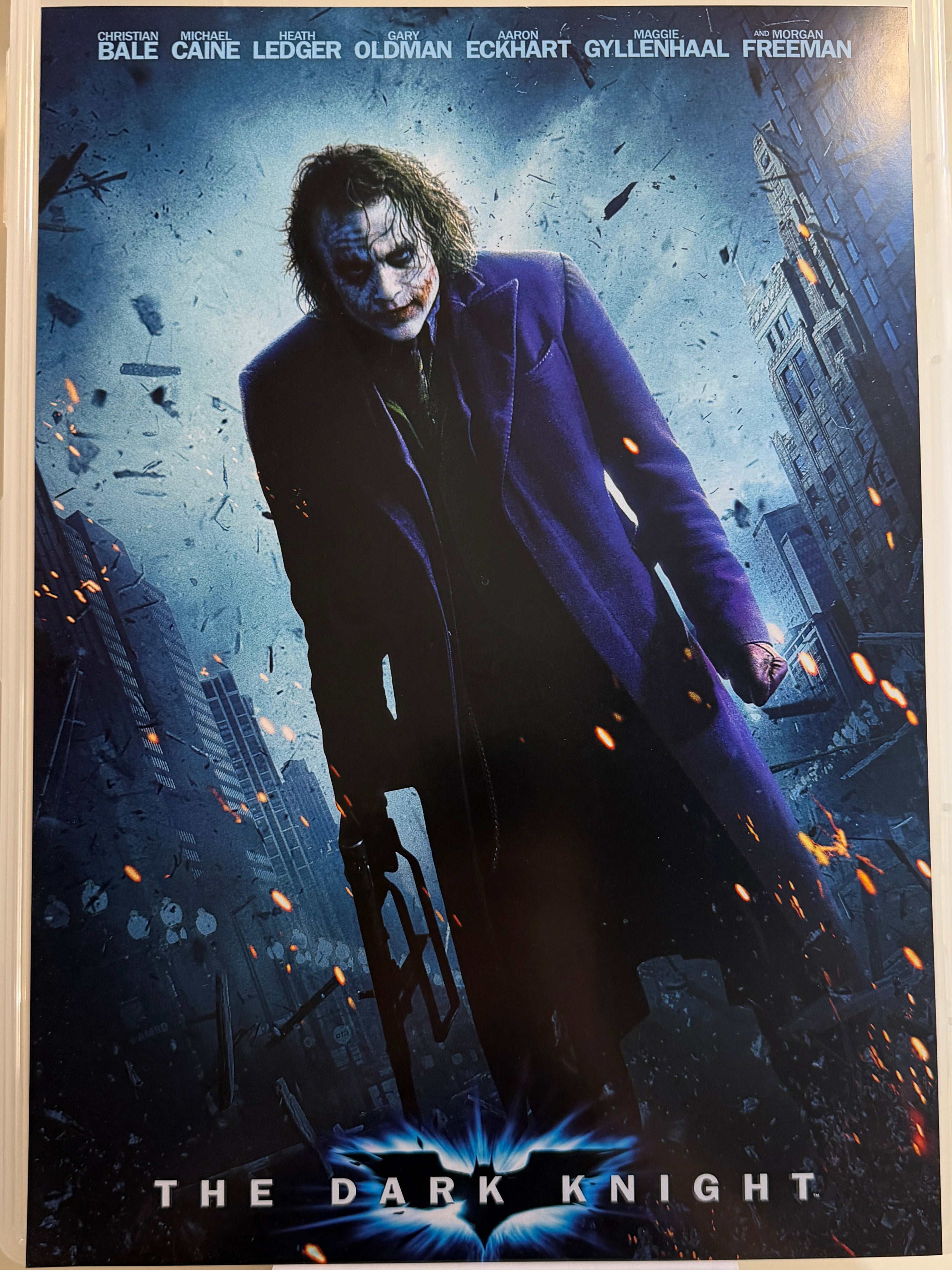 《蝙蝠俠：黑夜之神》Batman: The Dark Knight (2008) 香港 HK A3電影海報 Movie Poster - 導演 Christopher Nolan 主演 Christian Bale & Heath Ledger