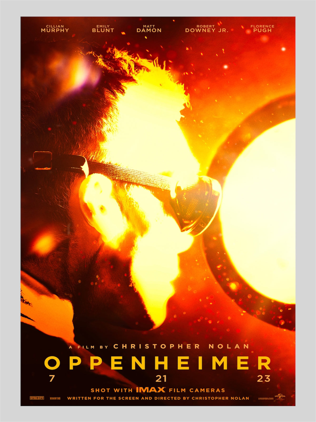 [B] Oppenheimer《奧本海默》A3 電影海報 Movie Poster