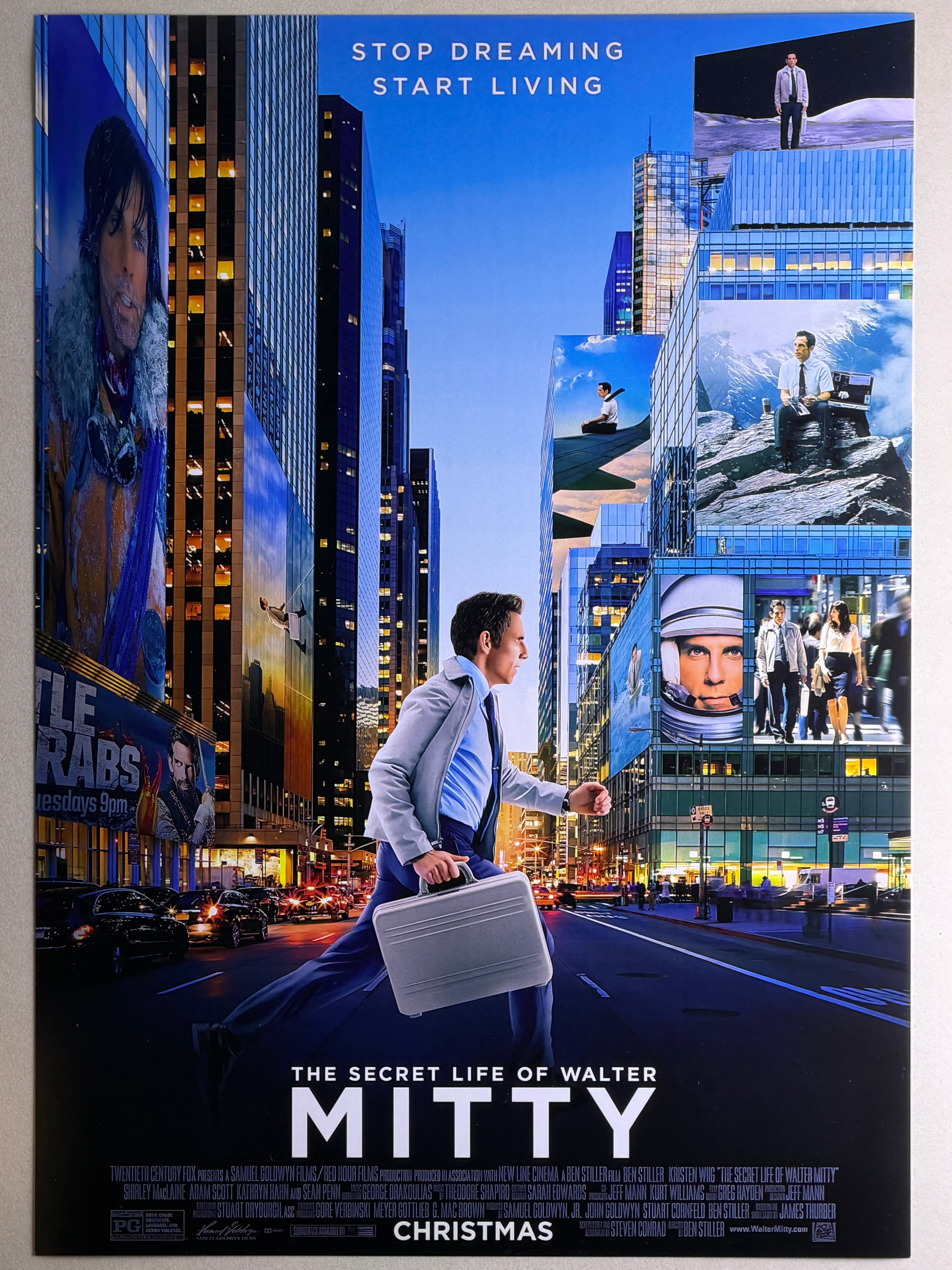 [A] The Secret Life of Walter Mitty《發夢王大歷險》A3 電影海報