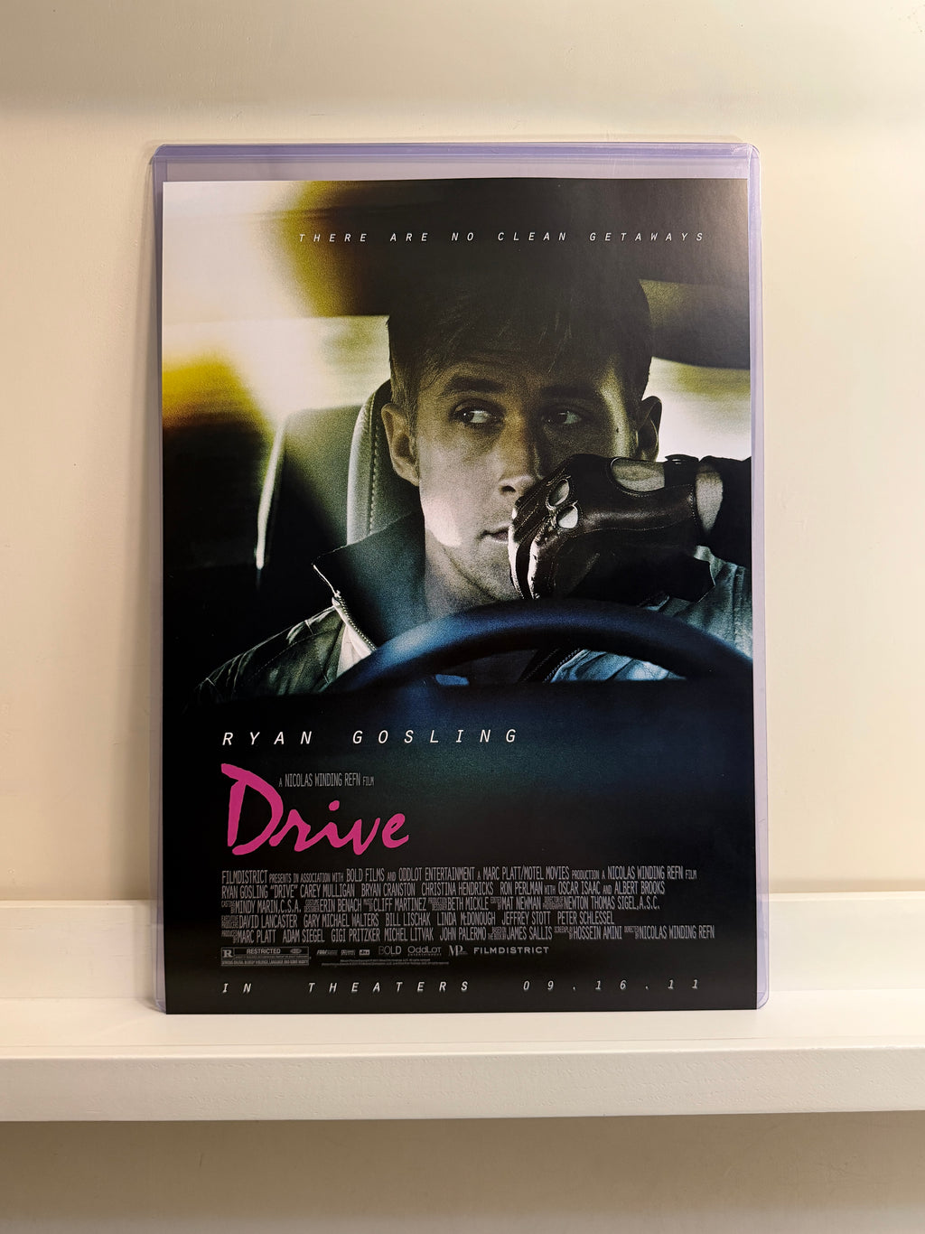 《極速罪駕》Drive (2011) 香港 HK A3電影海報 Movie Poster - 導演 Nicolas Winding Refn 主演 Ryan Gosling, Carey Mulligan