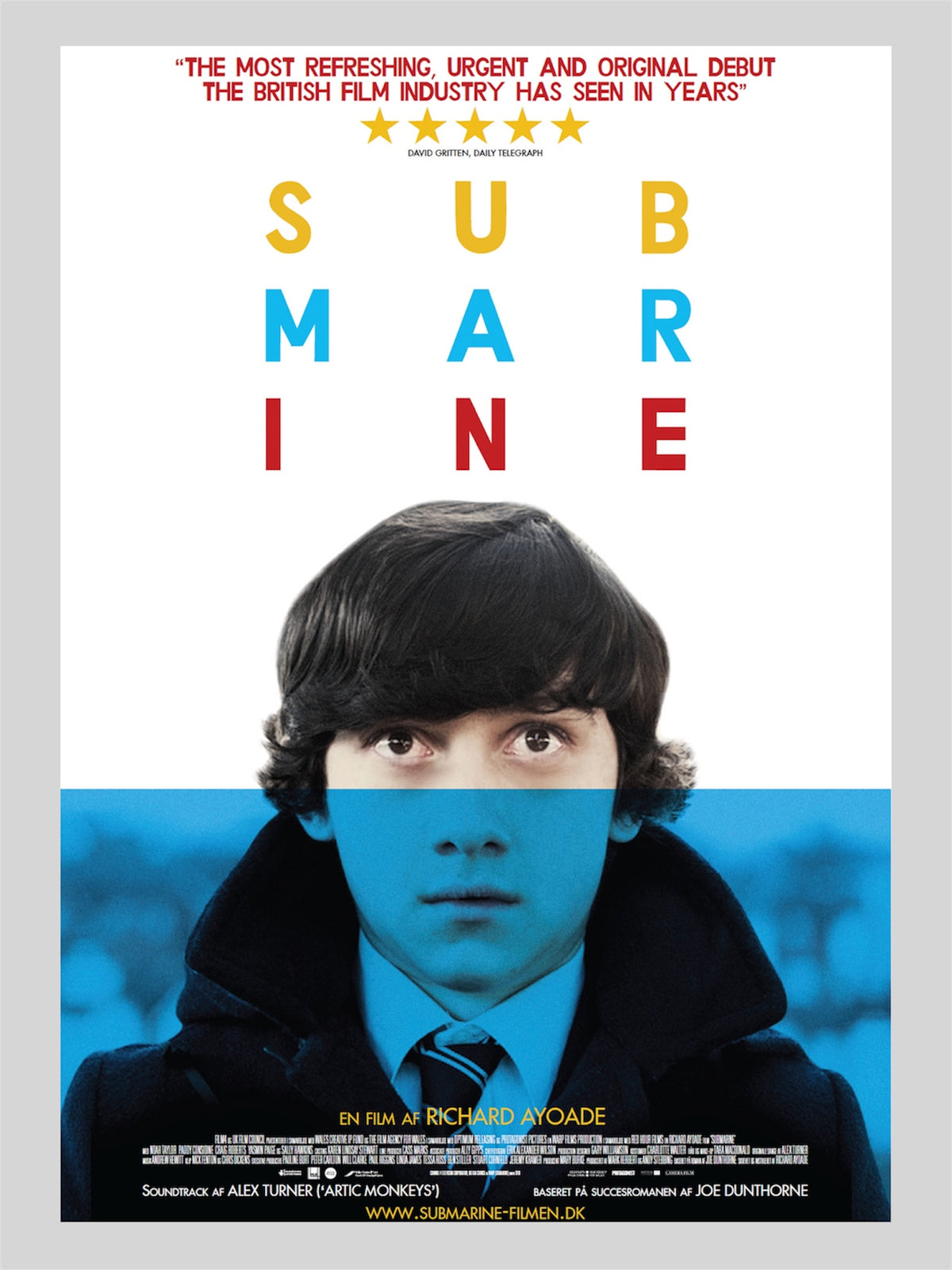 Submarine《愛情潛水》A3 電影海報 Movie Poster